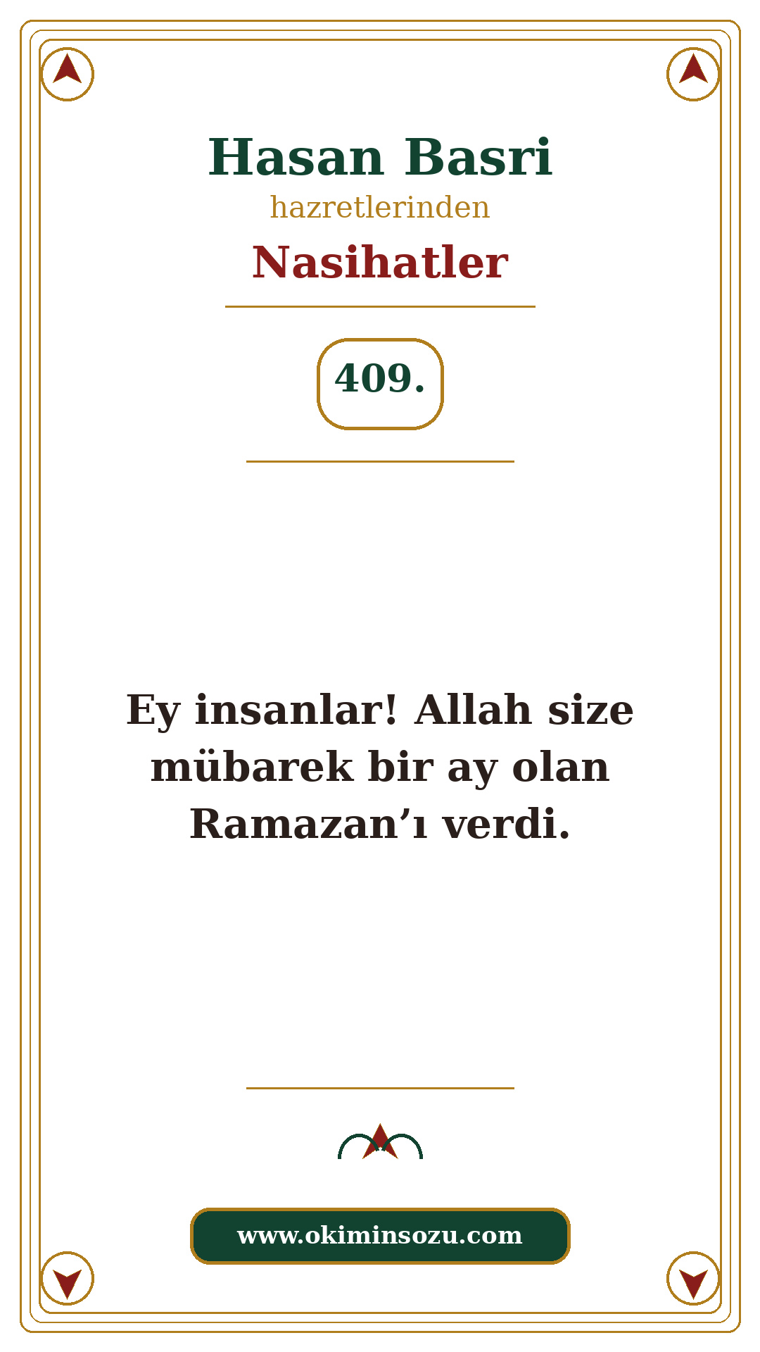 Hasan Basri Nasihat 409