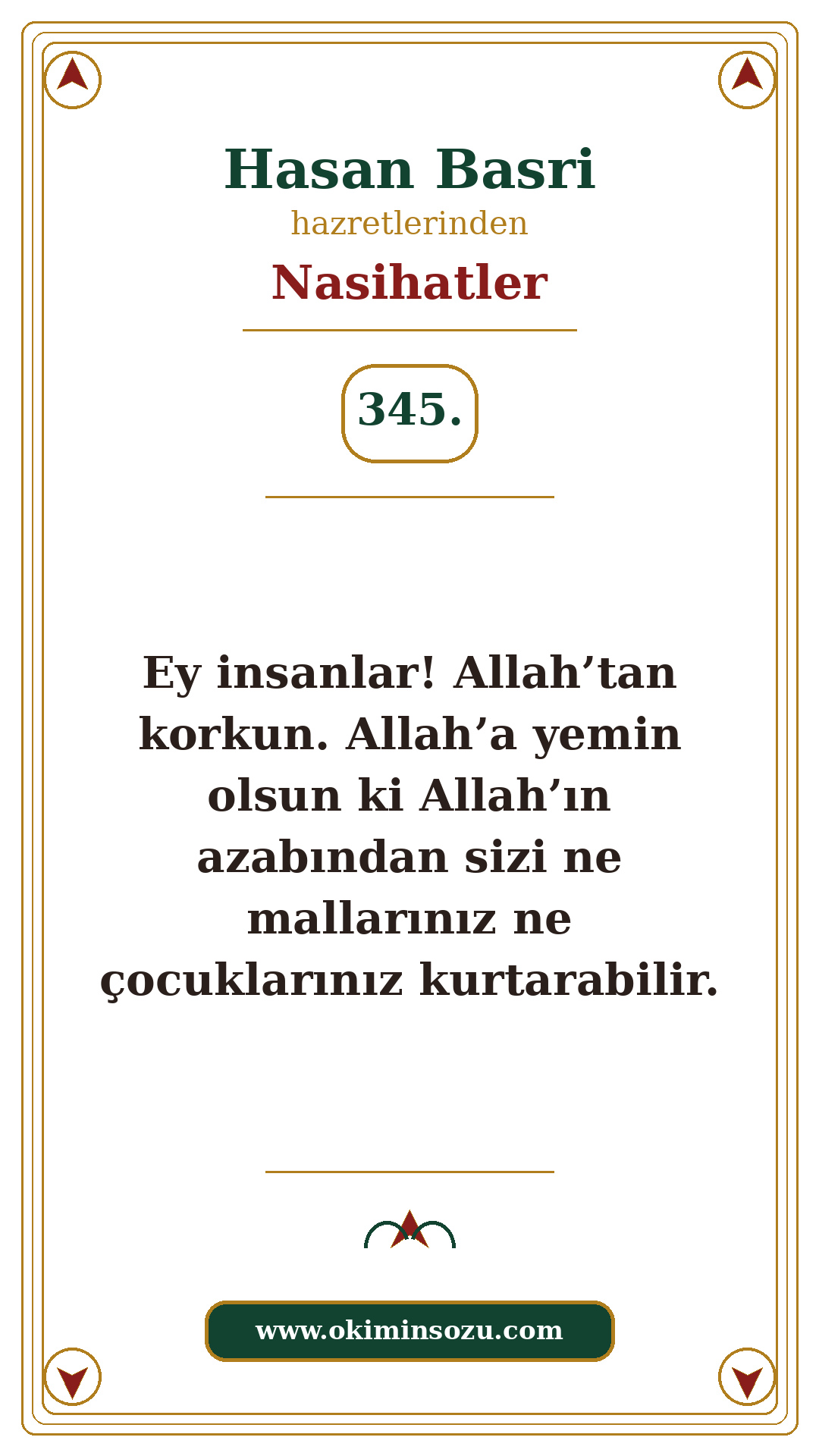 Hasan Basri Nasihat 345