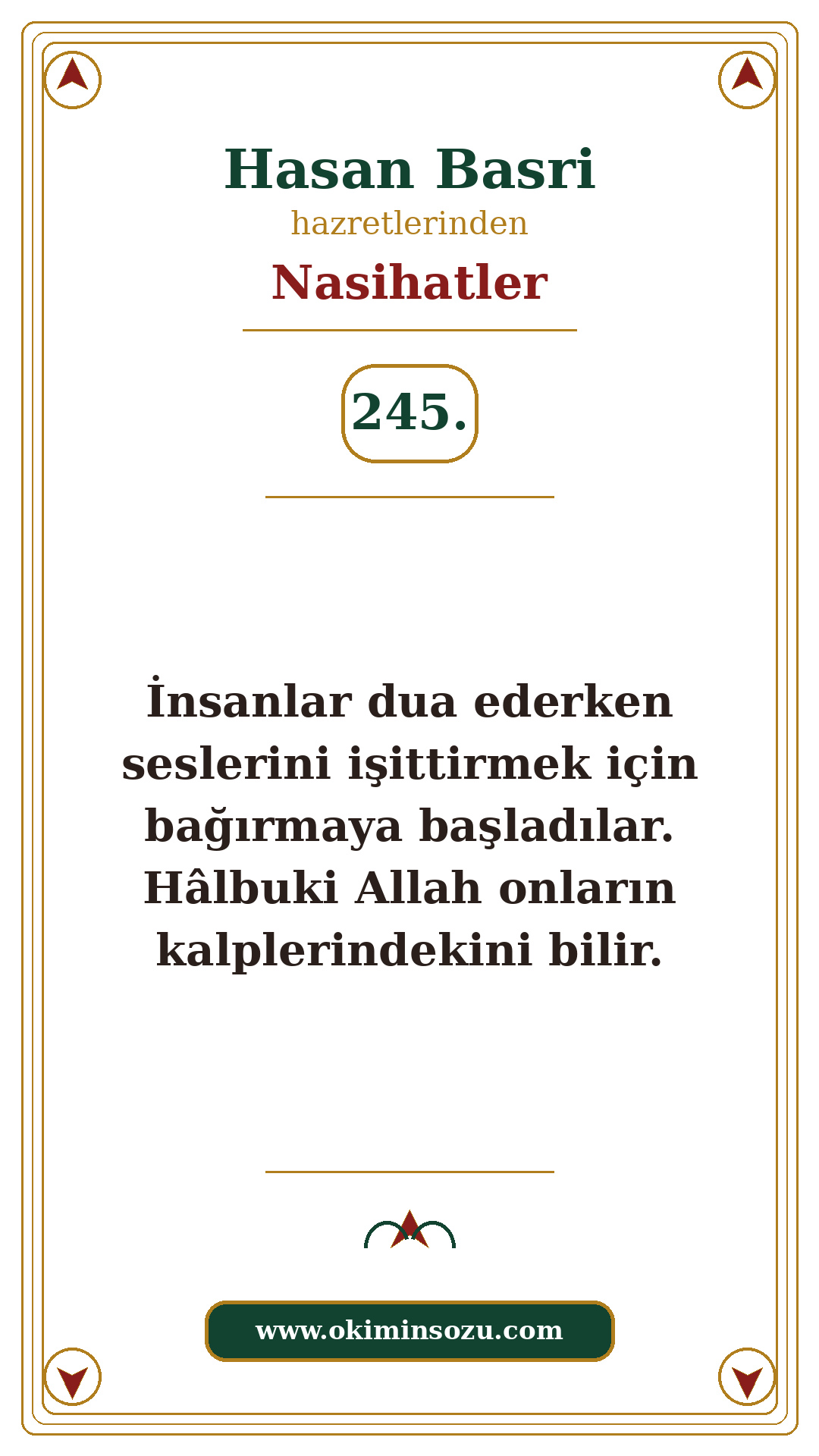 Hasan Basri Nasihat 245