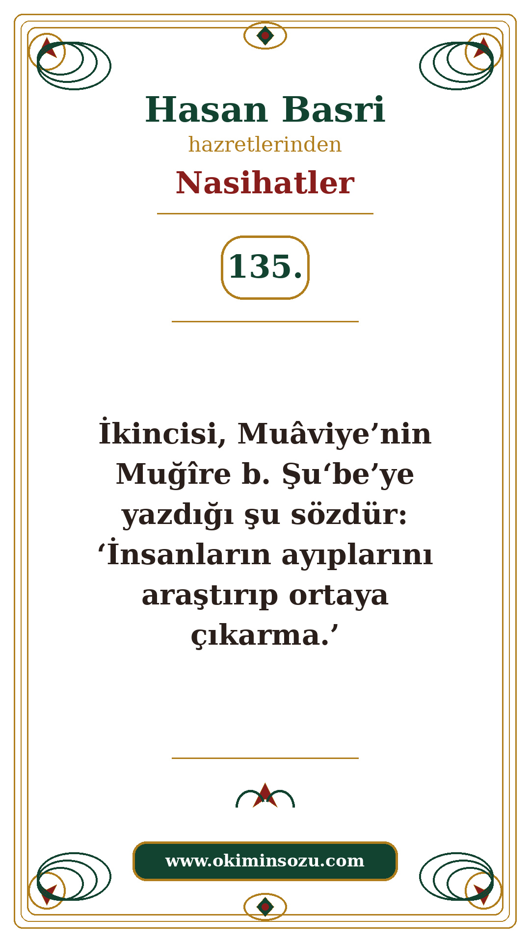 Hasan Basri Nasihat 135