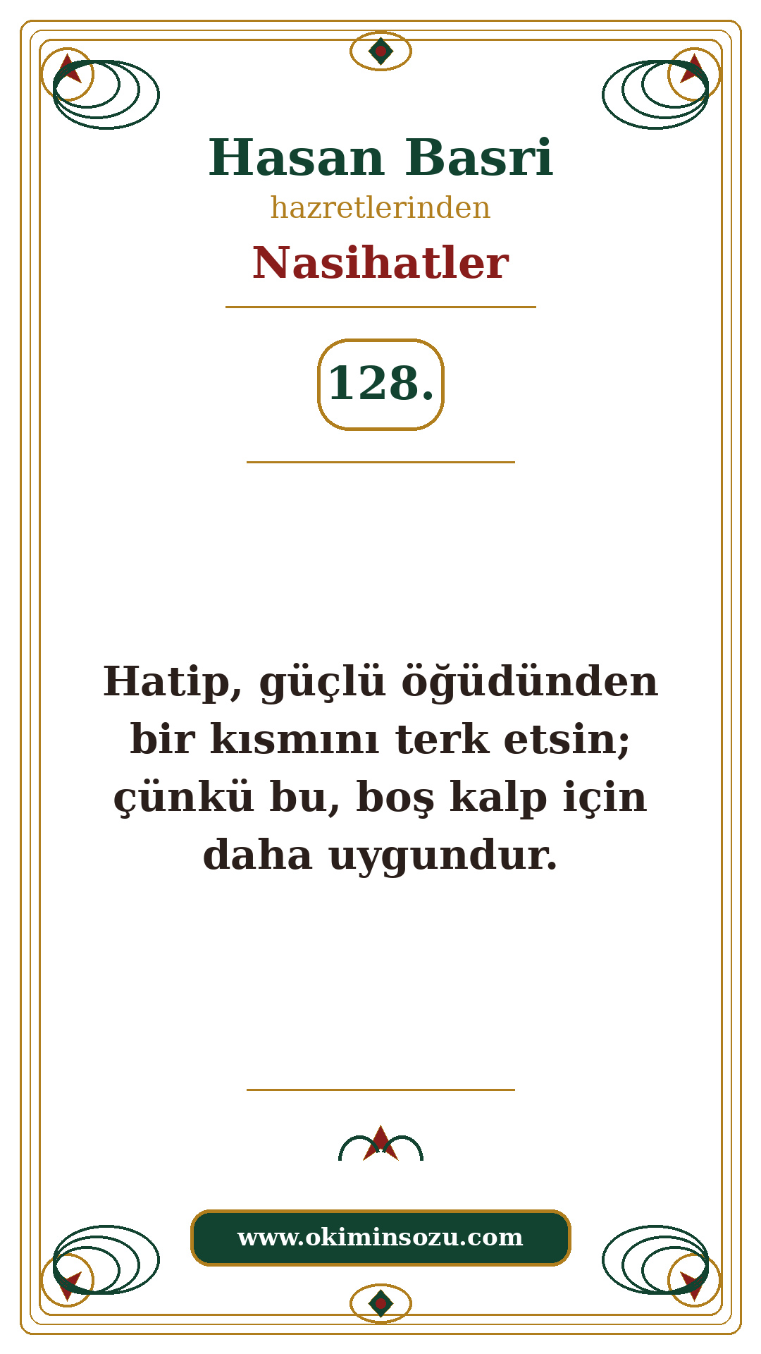 Hasan Basri Nasihat 128