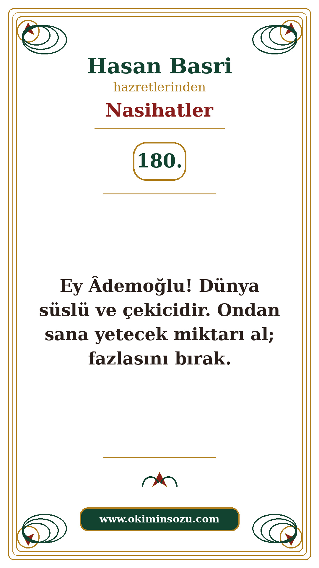 Hasan Basri Nasihat 180