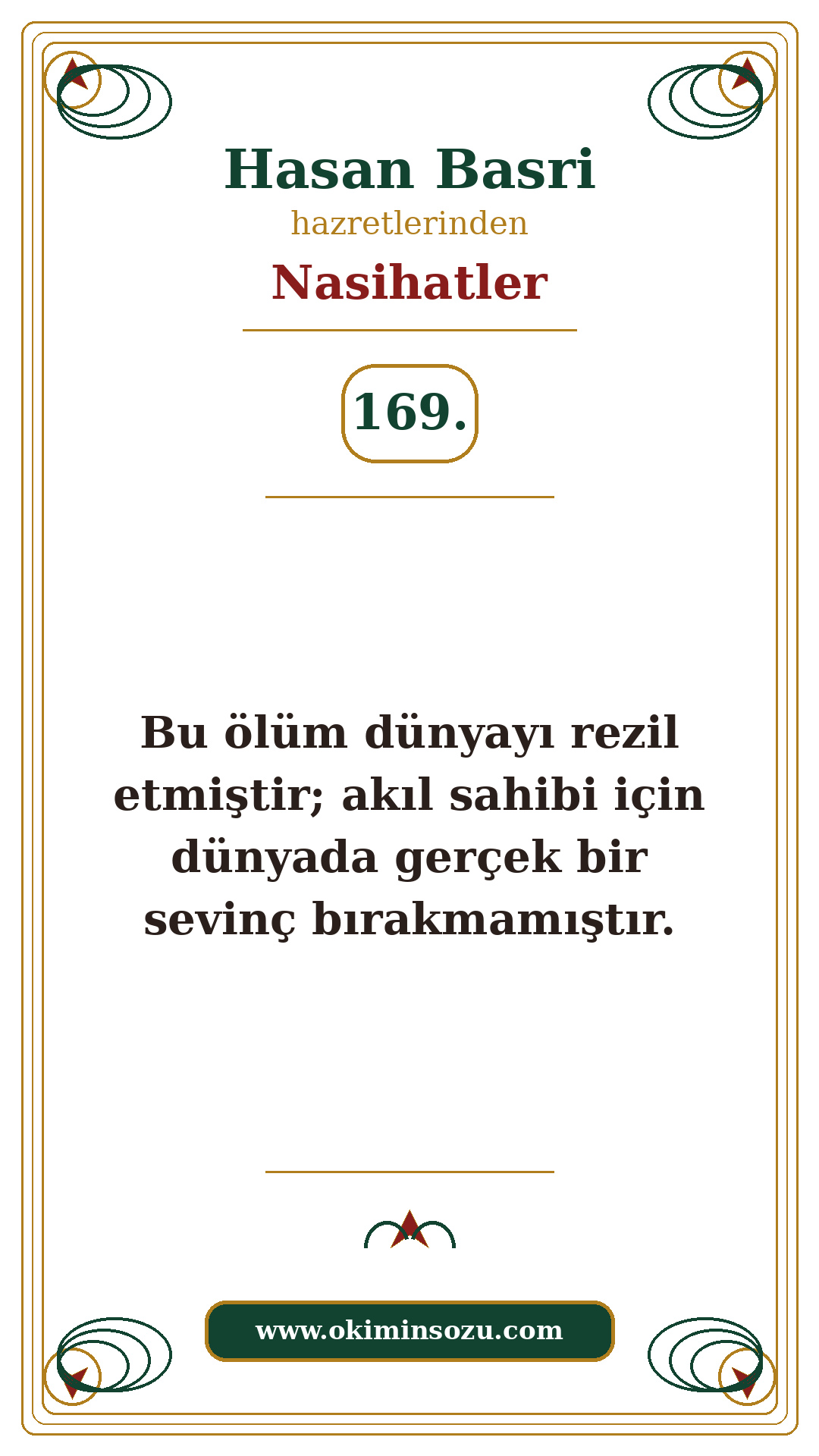 Hasan Basri Nasihat 169