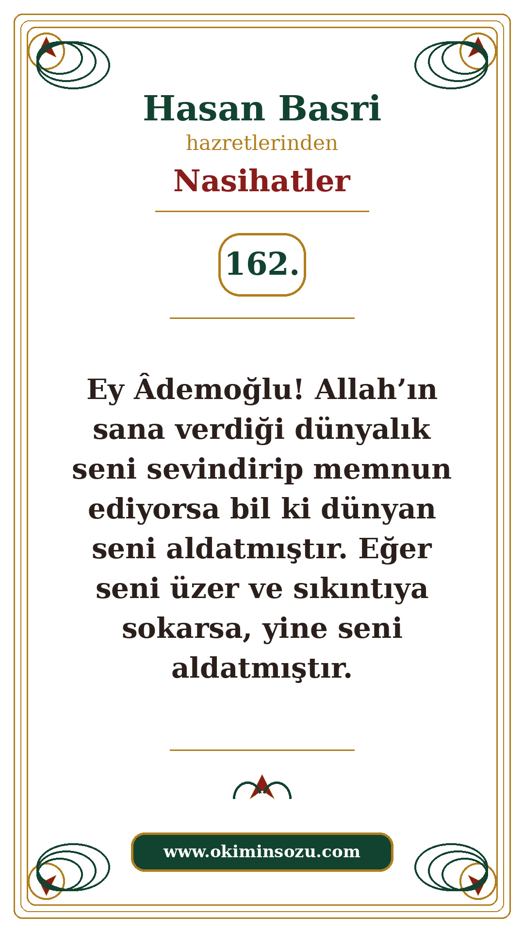 Hasan Basri Nasihat 162