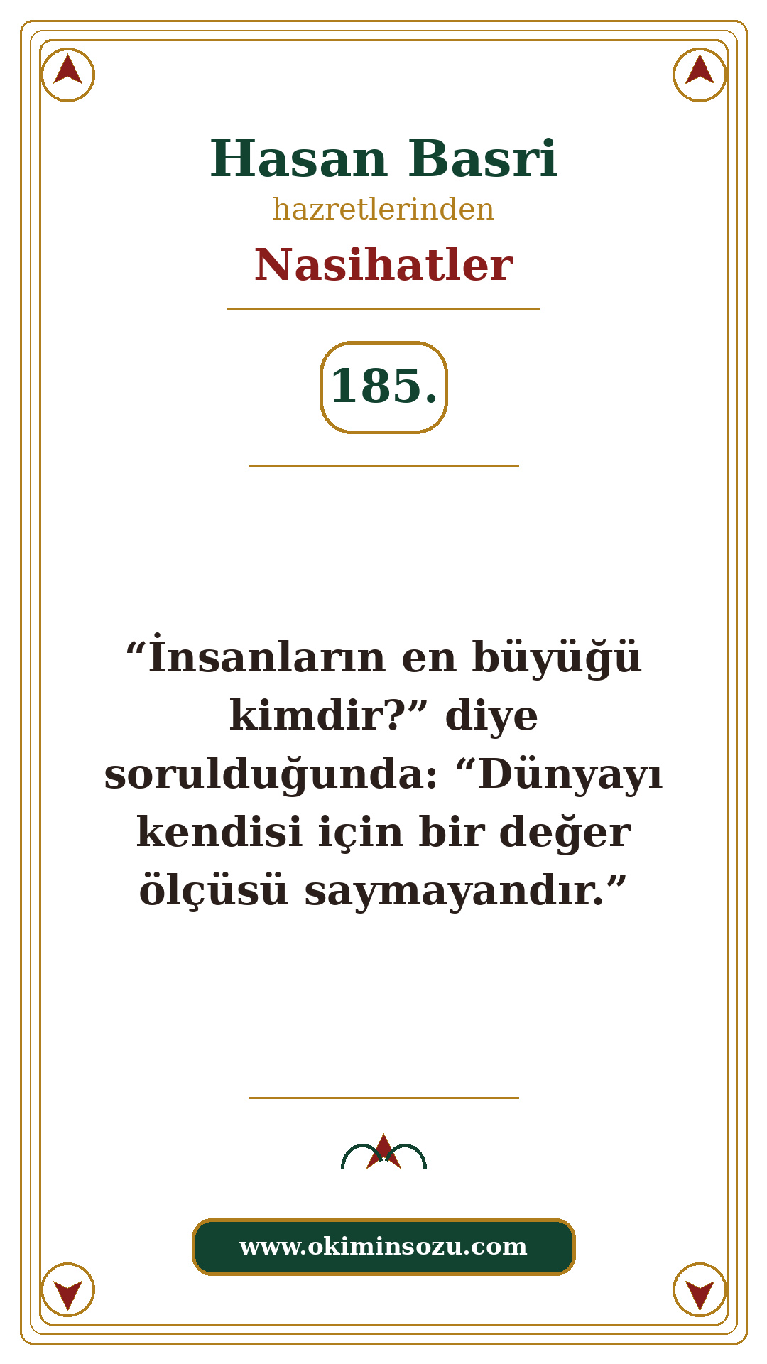 Hasan Basri Nasihat 185