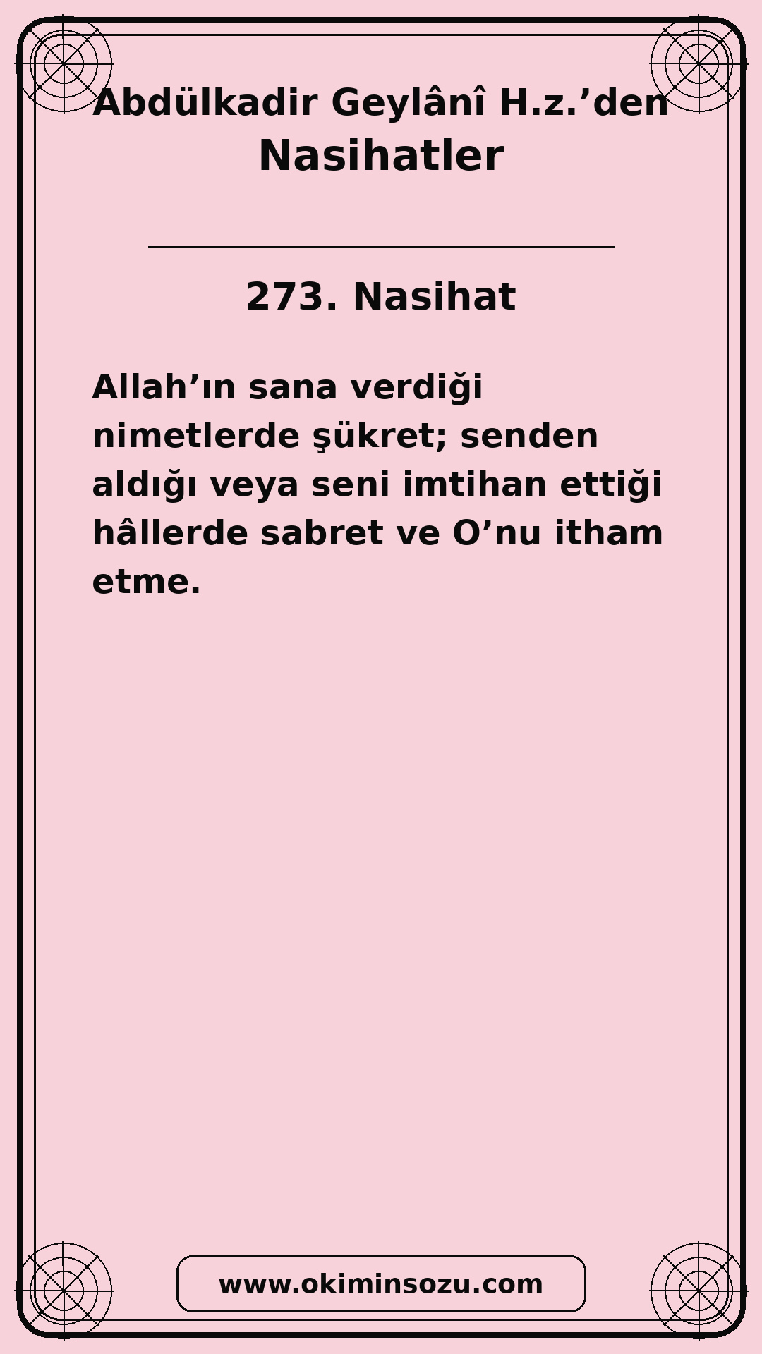 273 Nasihat