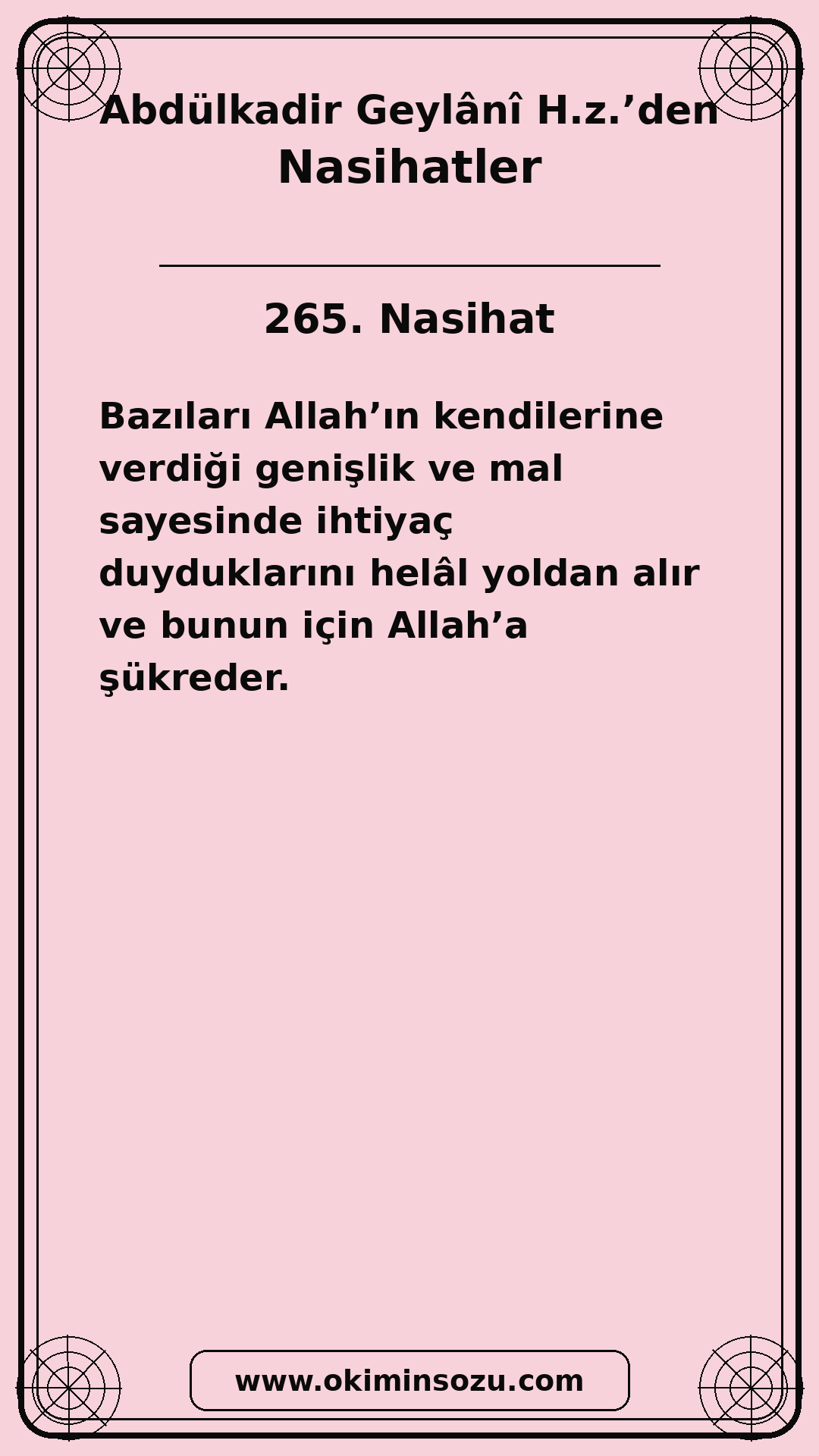 265 Nasihat