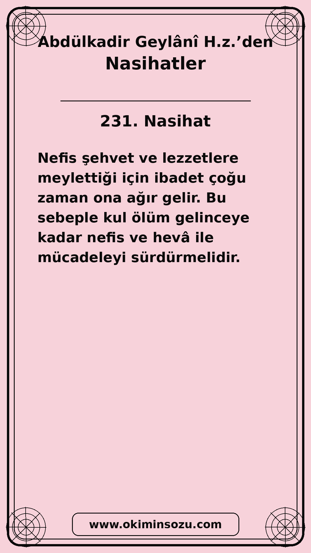 231 Nasihat