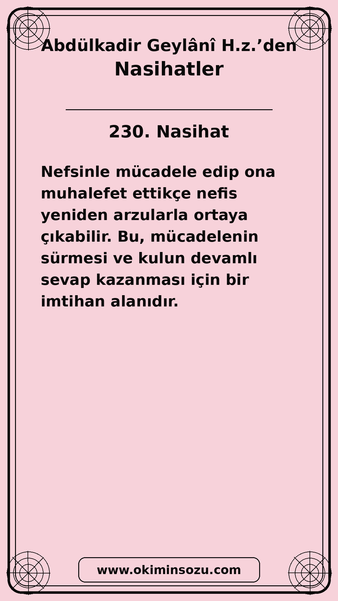 230 Nasihat