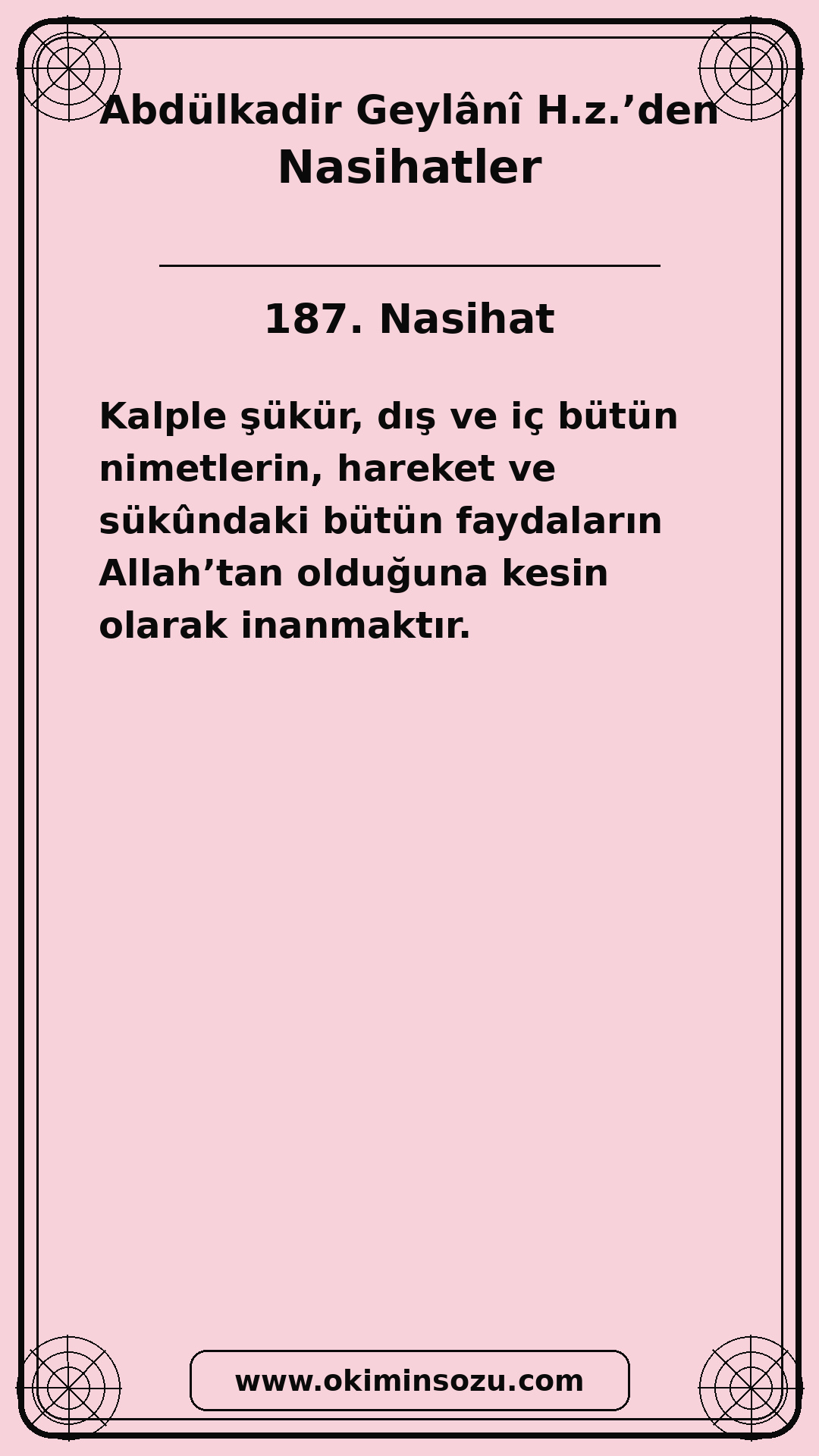 187 Nasihat