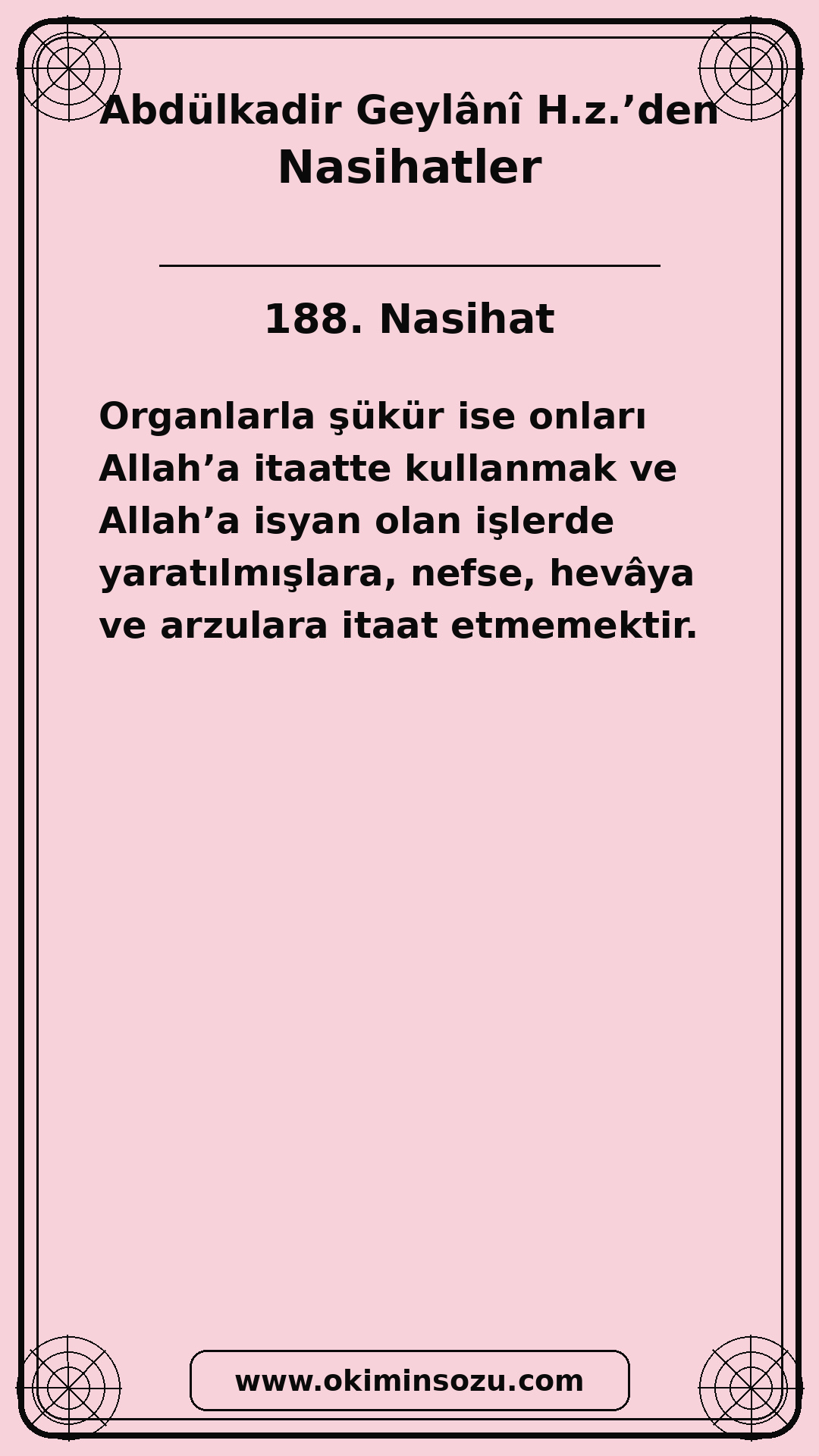 188 Nasihat