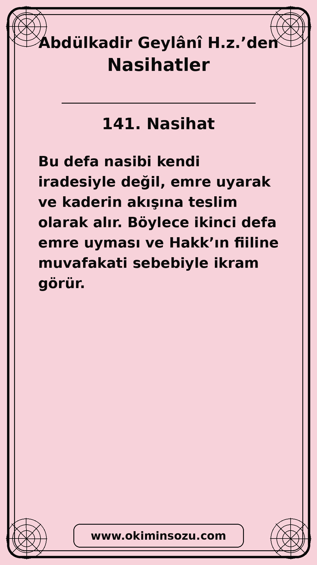 141 Nasihat