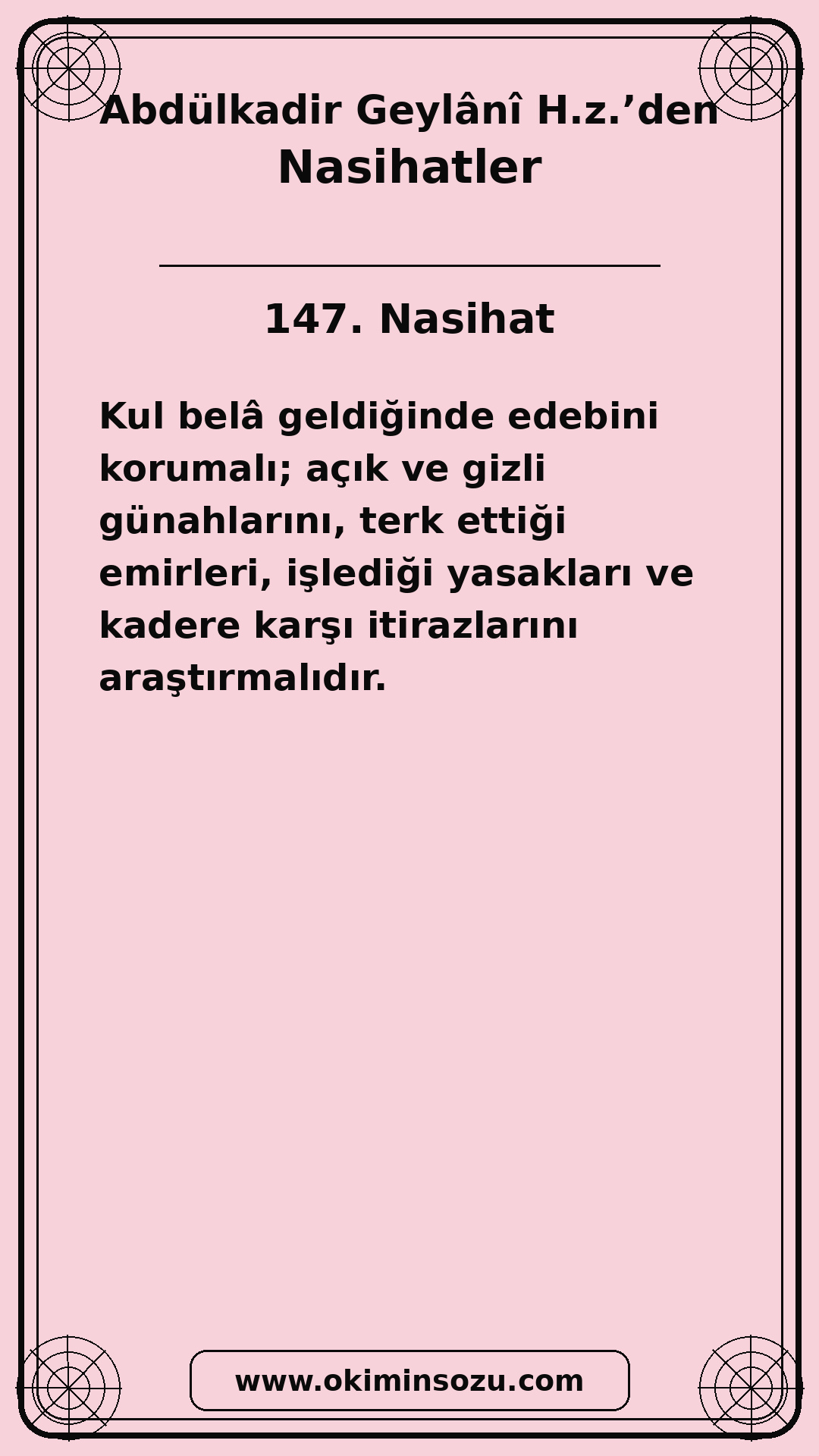 147 Nasihat
