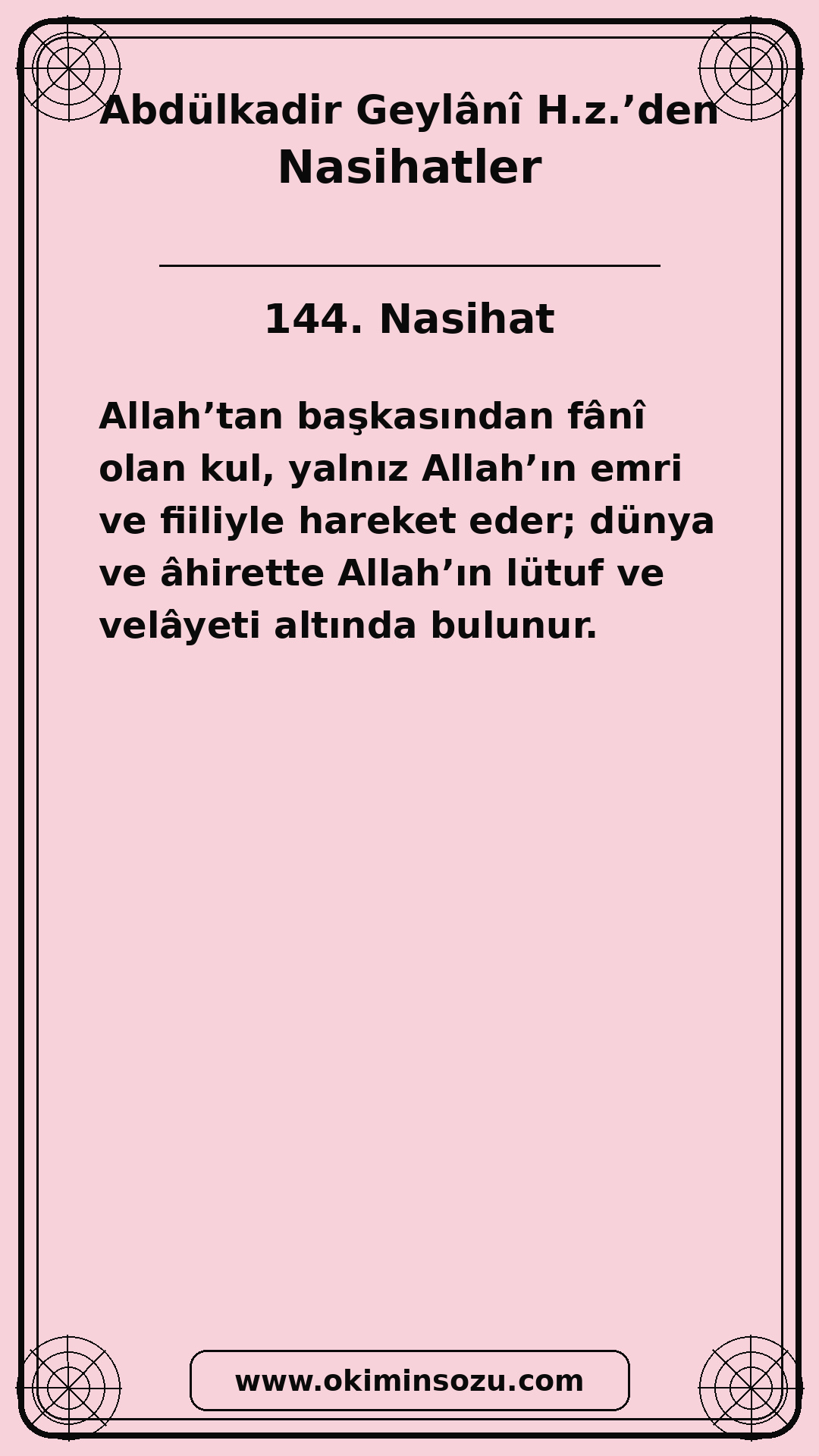 144 Nasihat