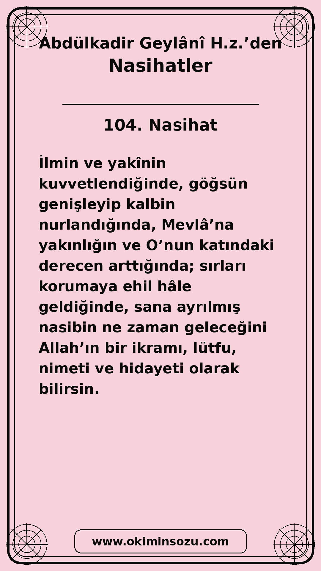 104 Nasihat