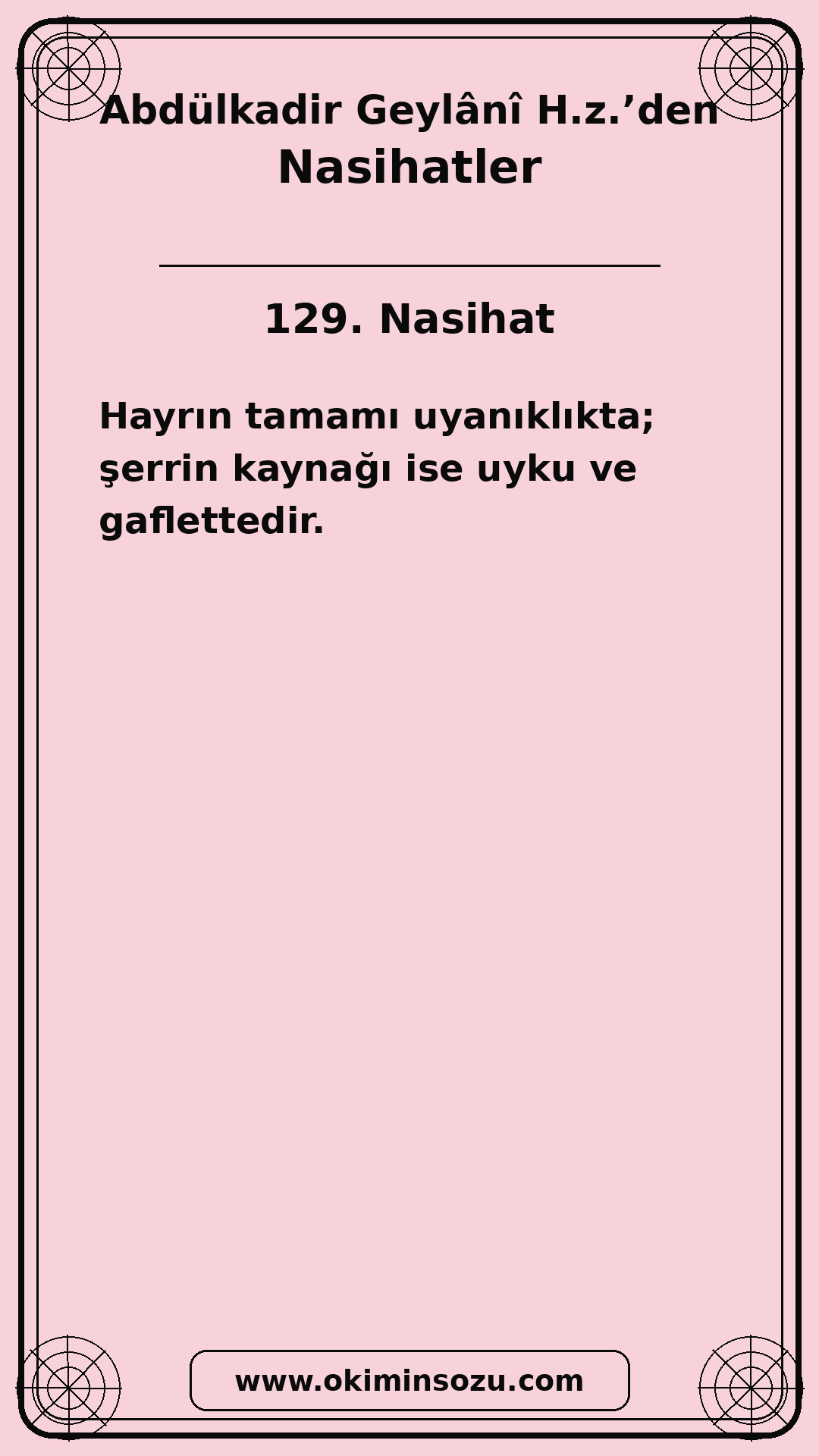 129 Nasihat