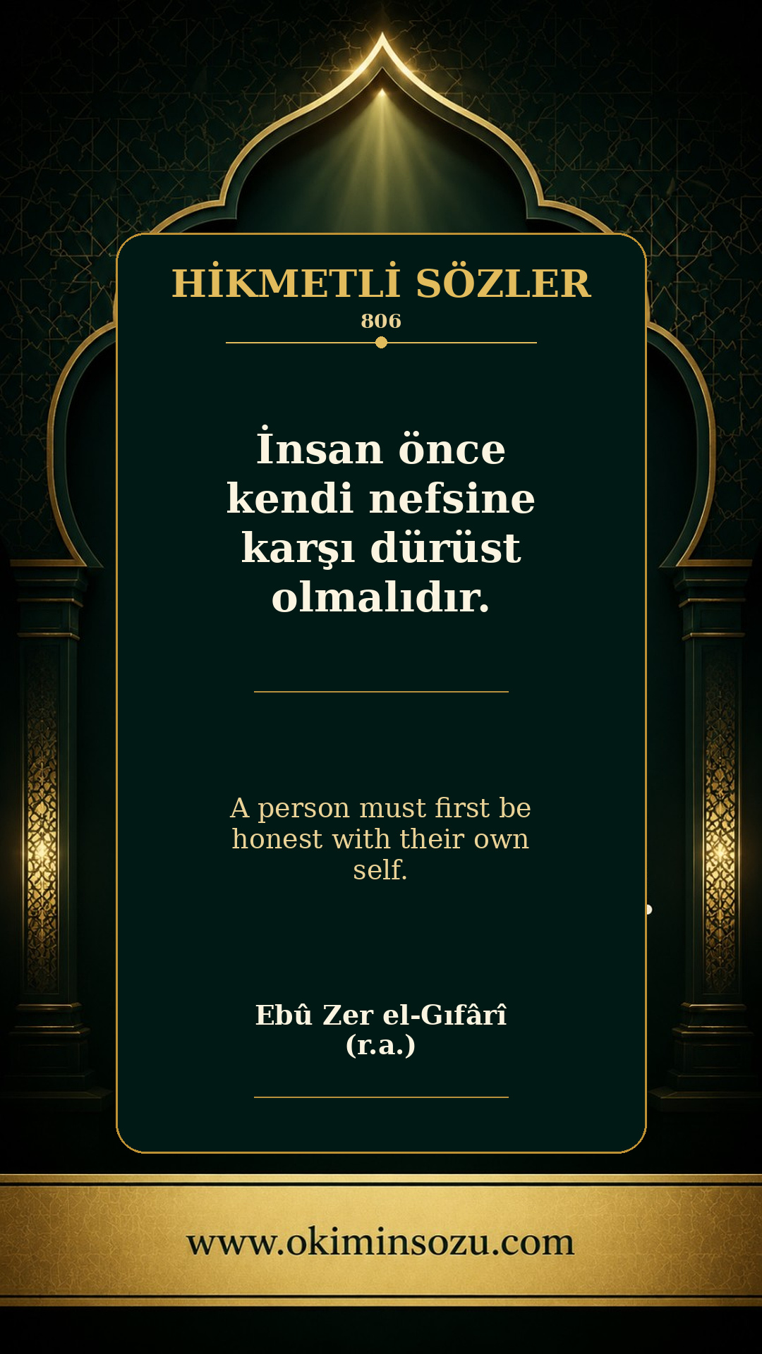 hikmetli soz 0806