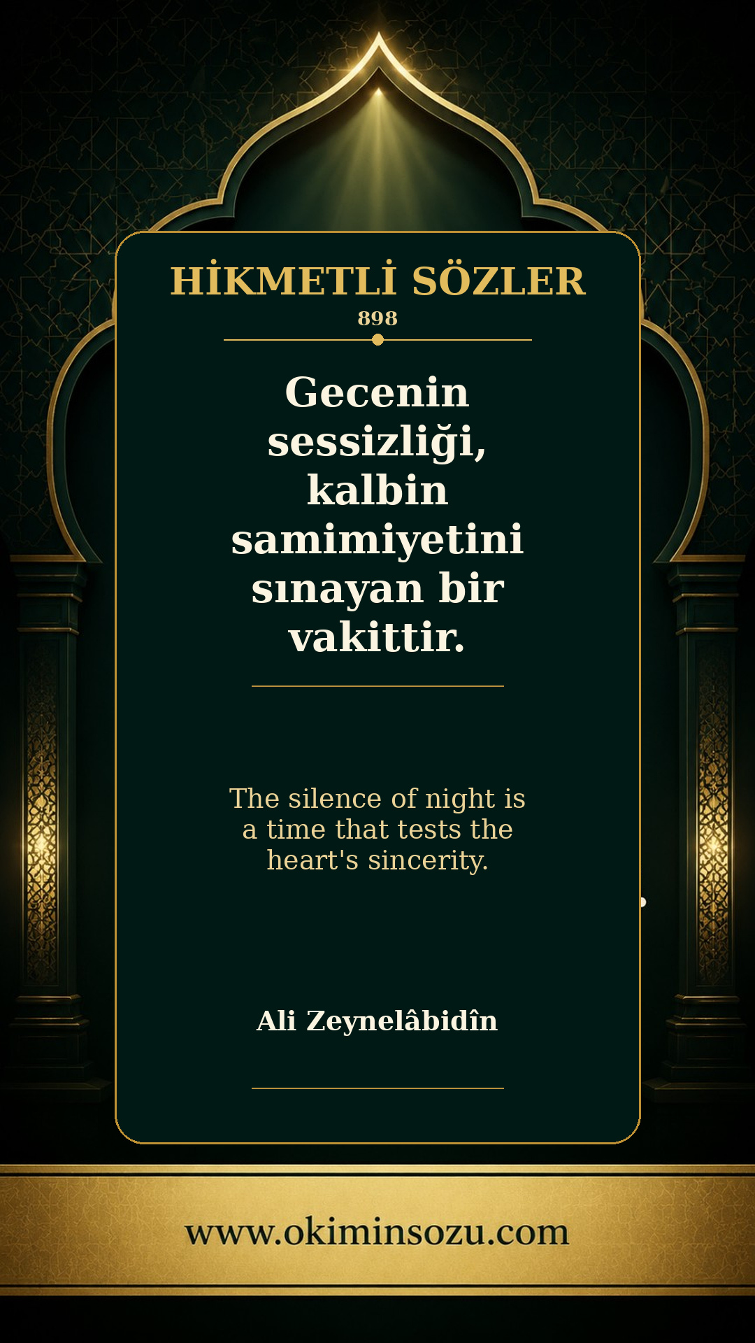 hikmetli soz 0898