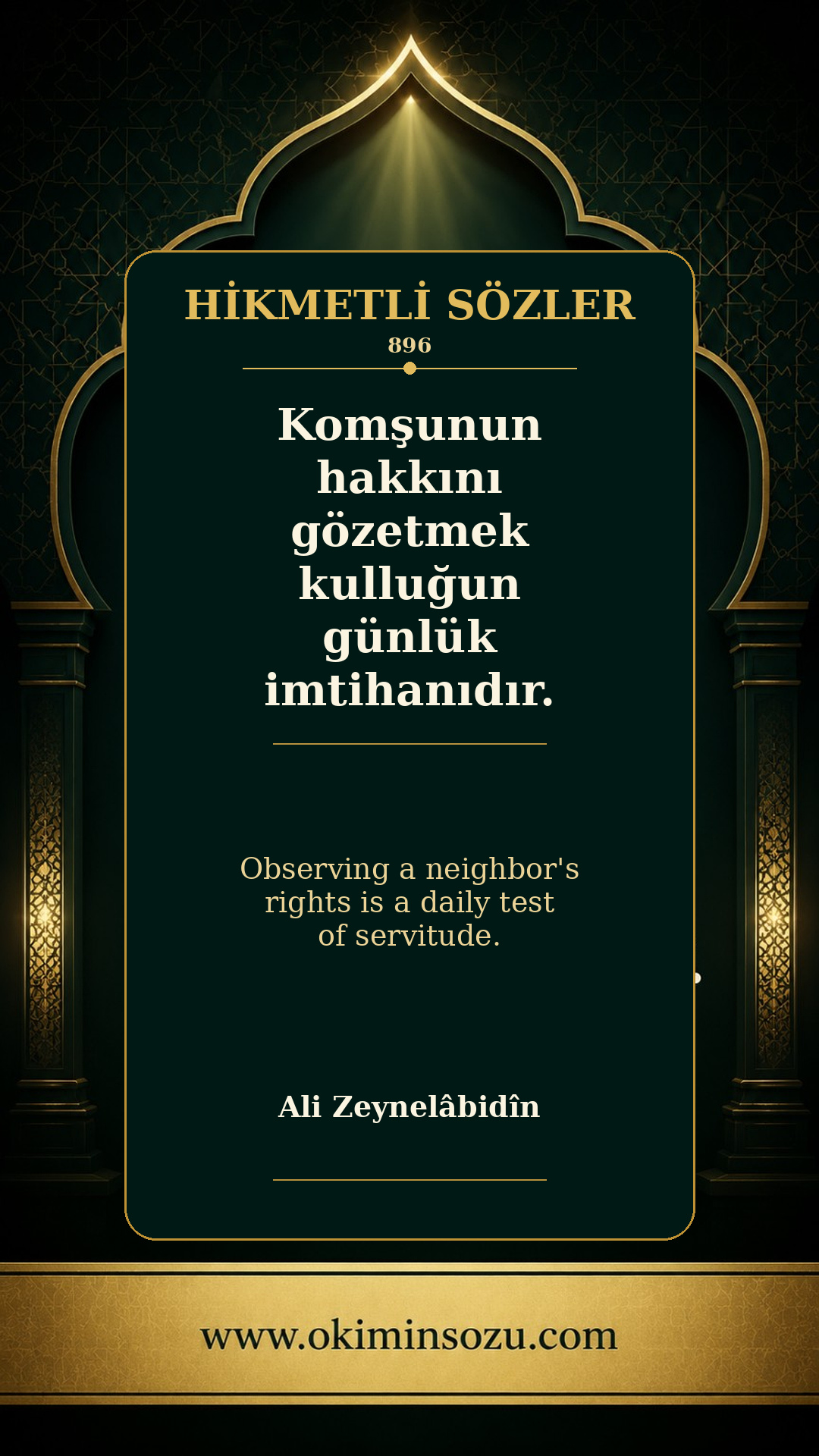 hikmetli soz 0896