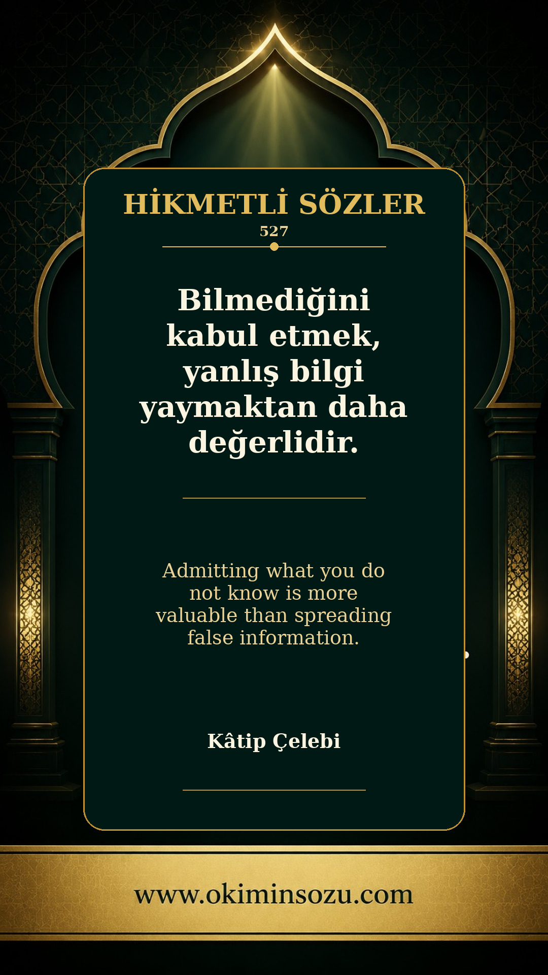 hikmetli soz 0527