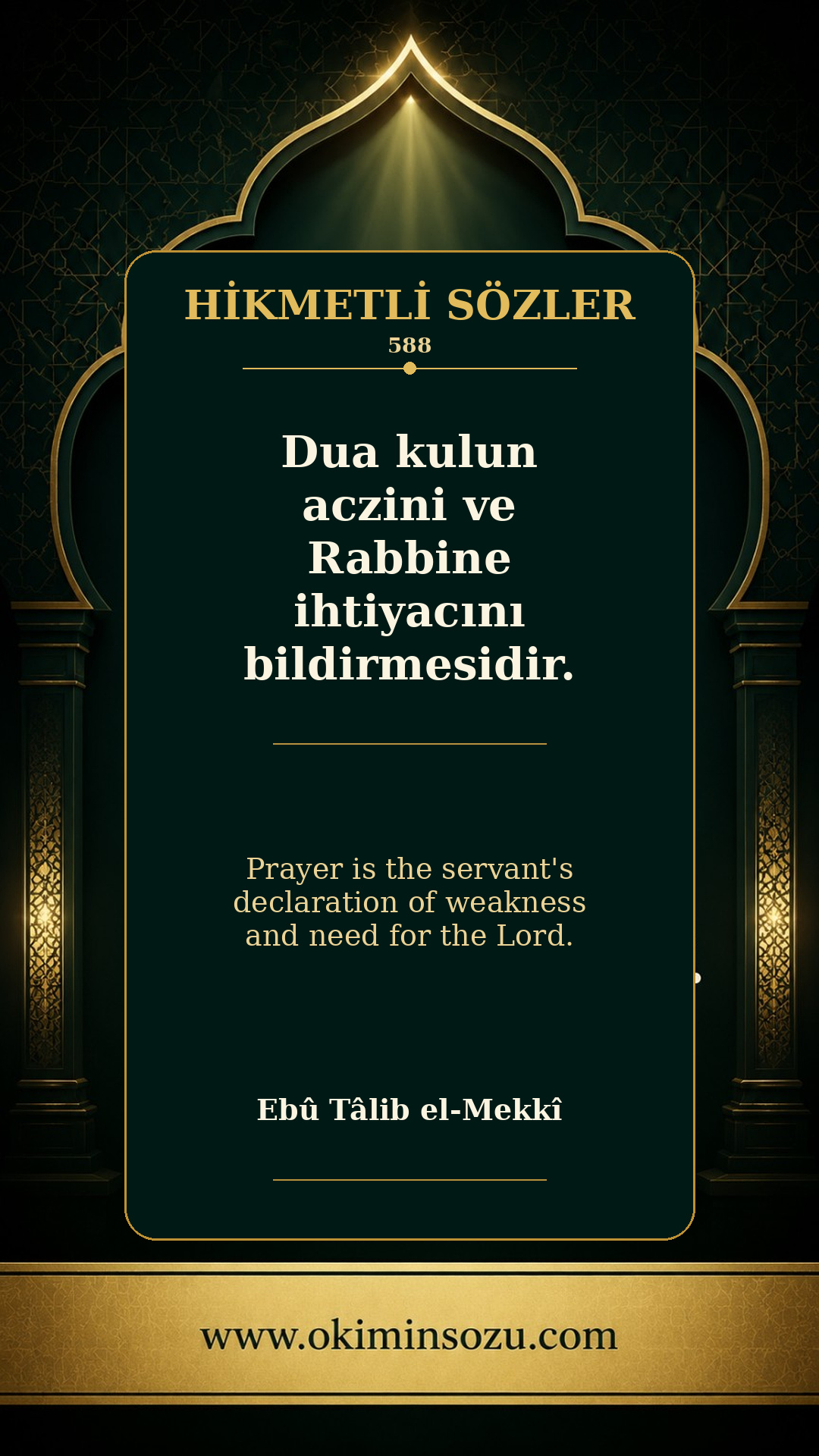 hikmetli soz 0588
