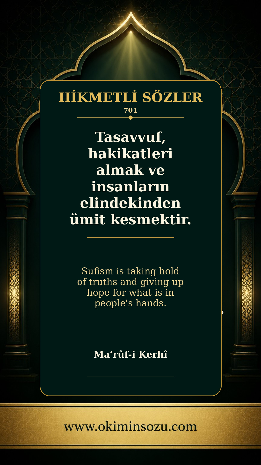 hikmetli soz 0701