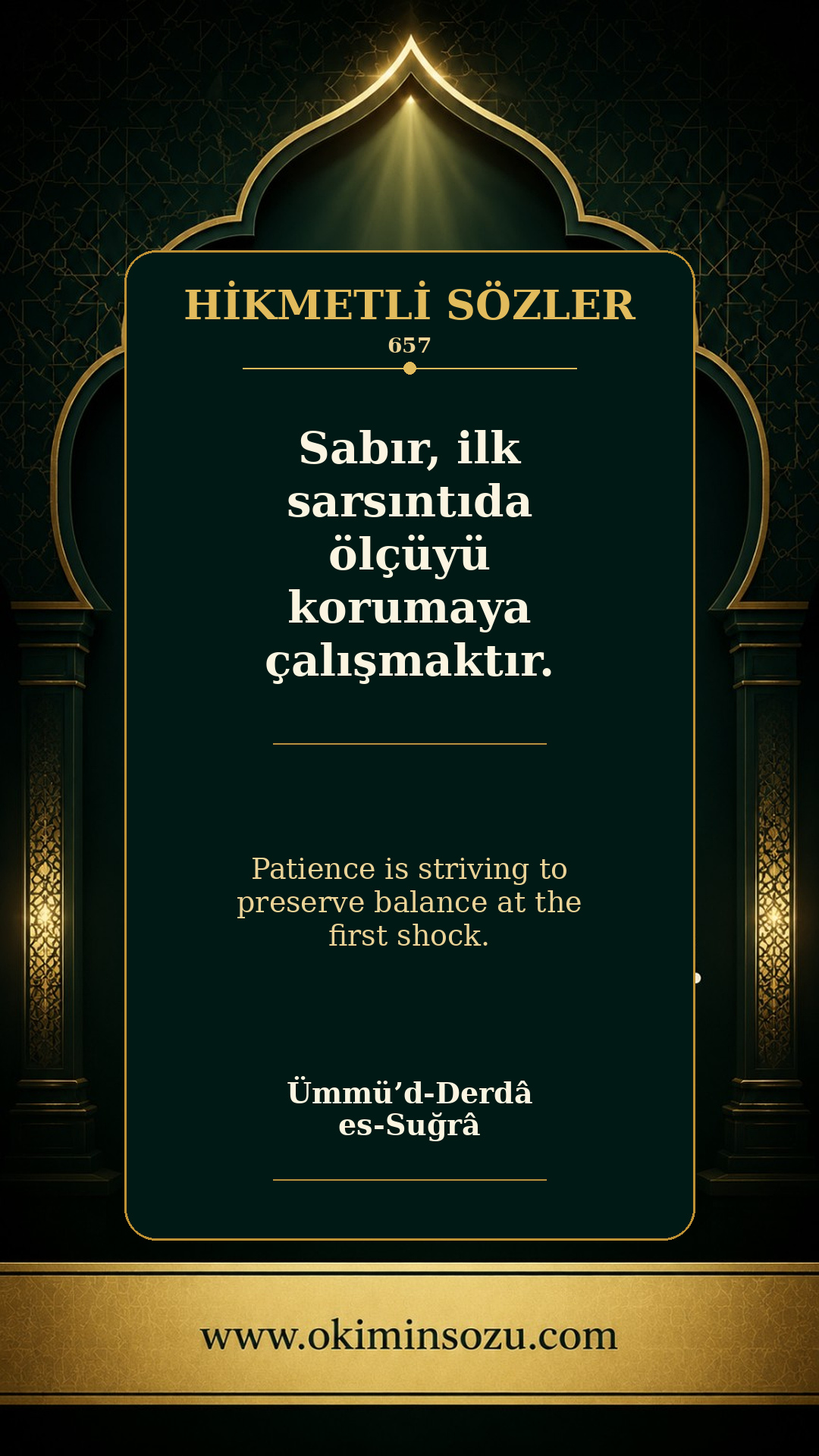 hikmetli soz 0657