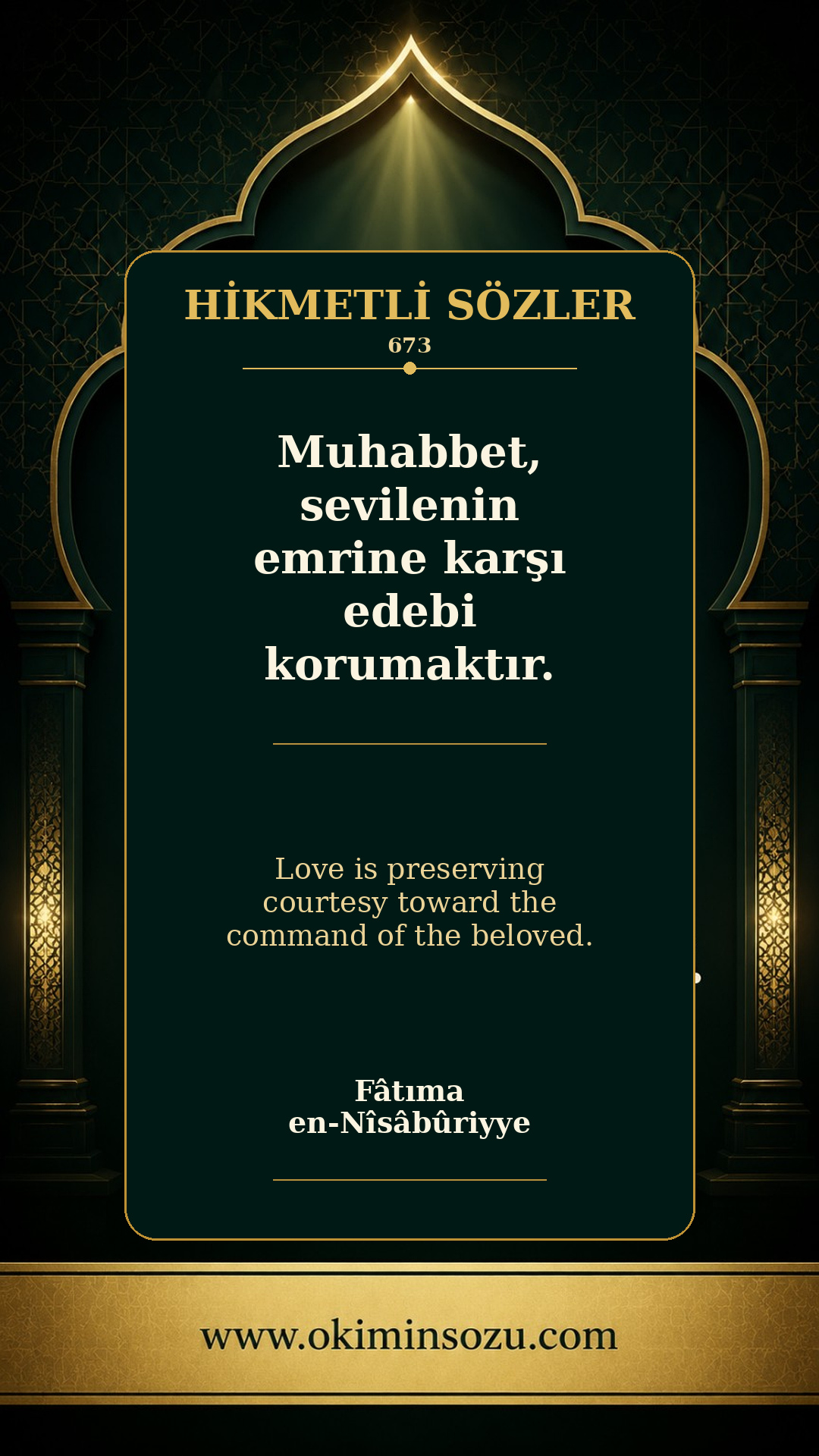 hikmetli soz 0673