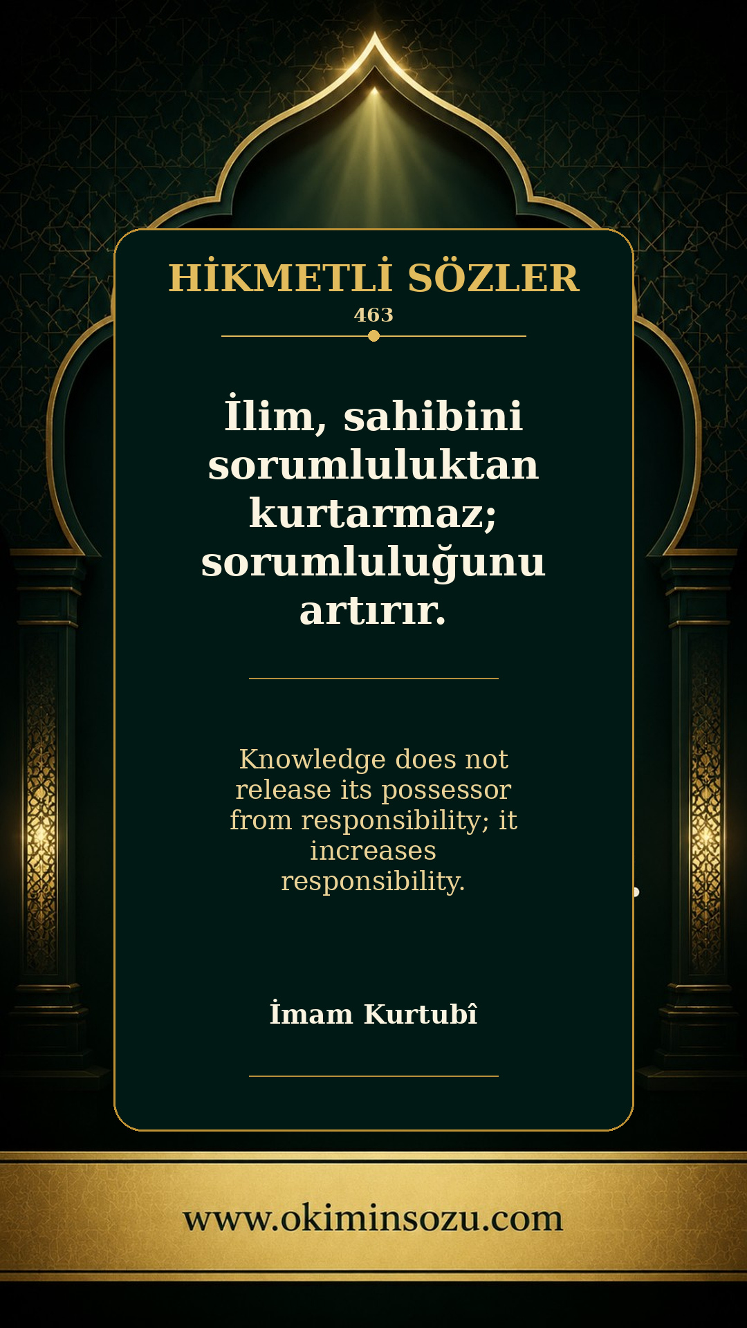 hikmetli soz 0463
