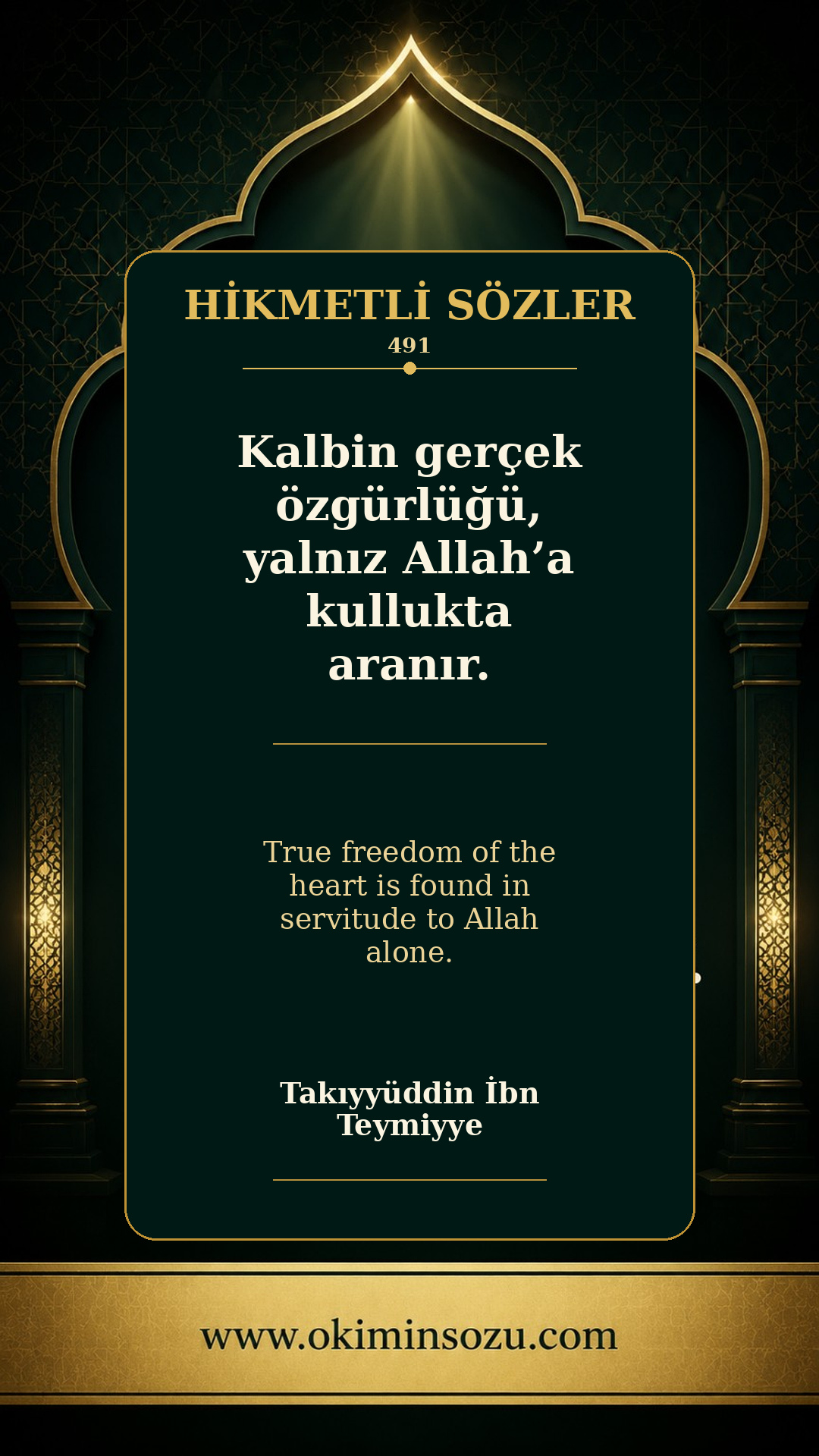 hikmetli soz 0491