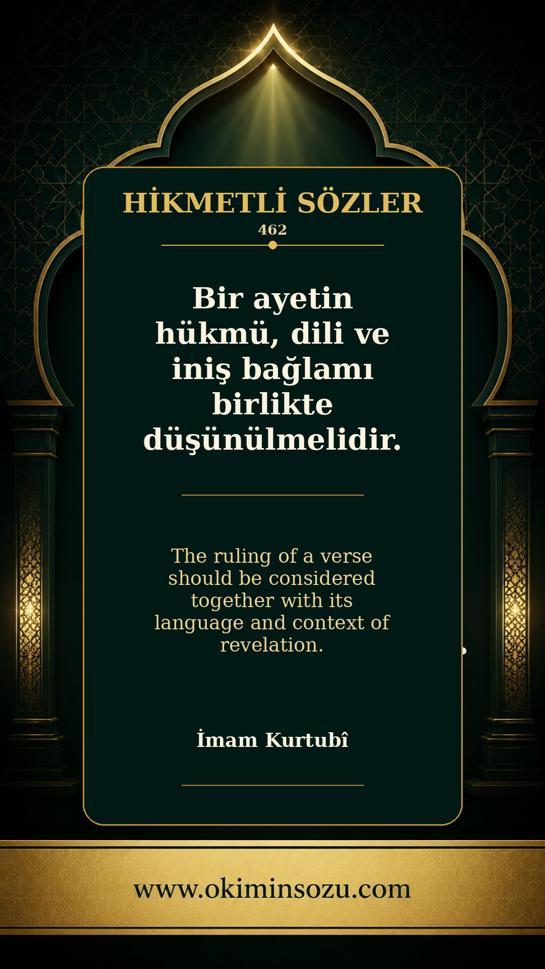 hikmetli soz 0462