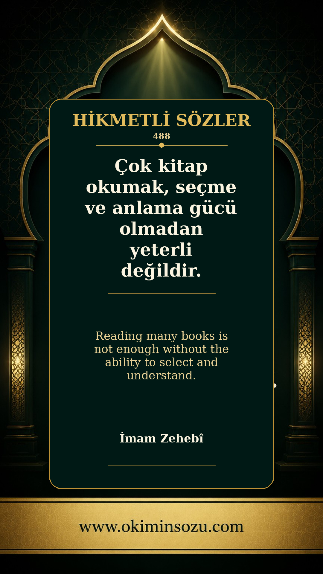 hikmetli soz 0488