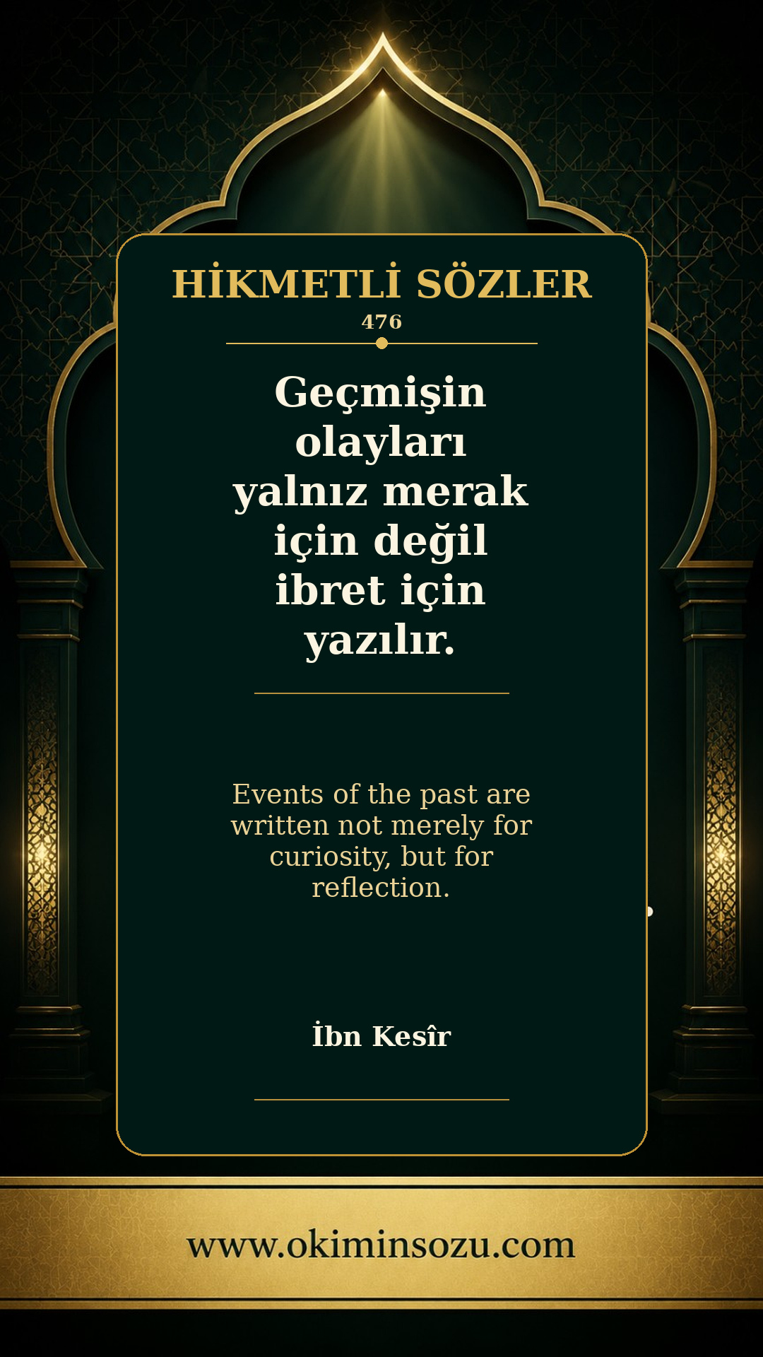 hikmetli soz 0476