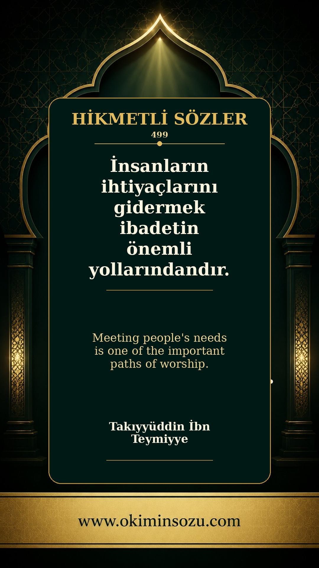 hikmetli soz 0499