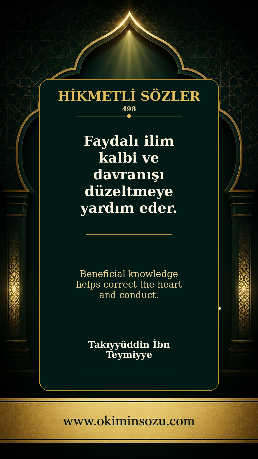 hikmetli soz 0498