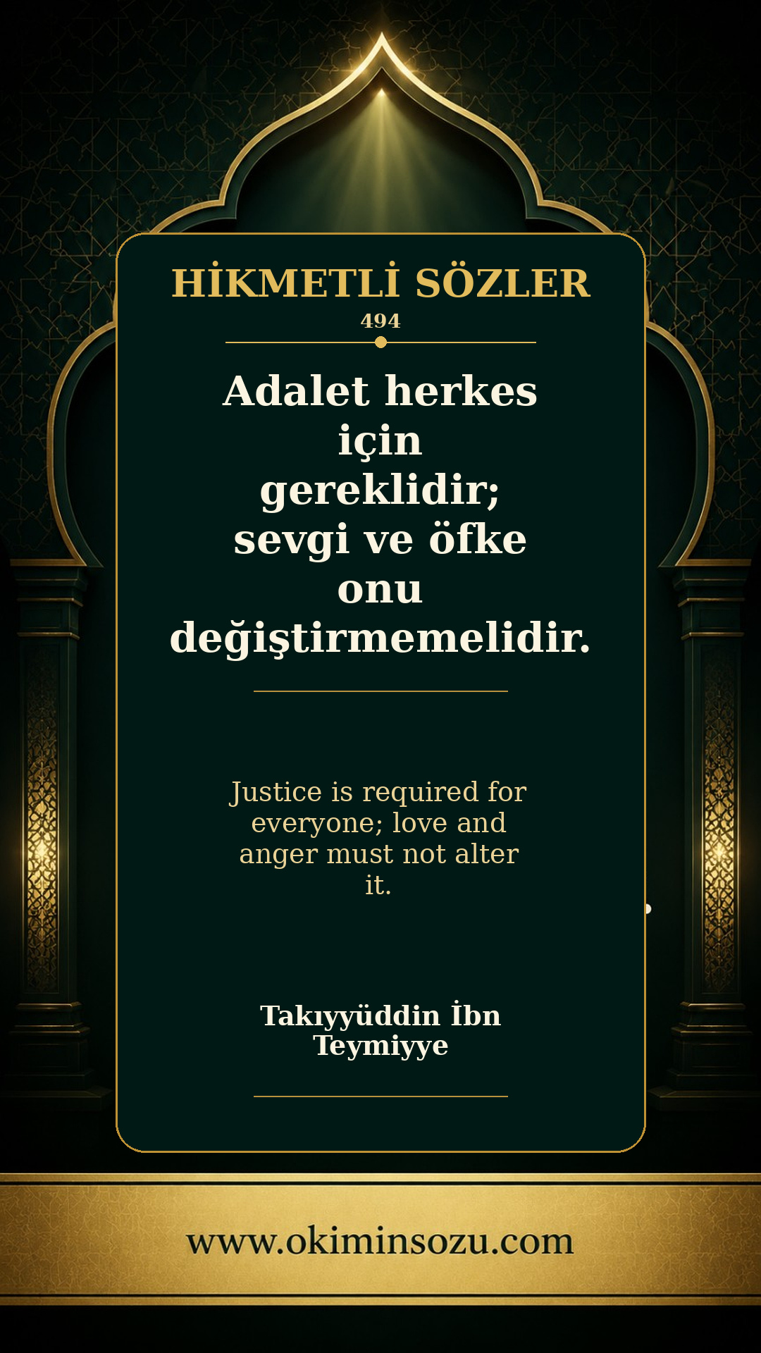 hikmetli soz 0494