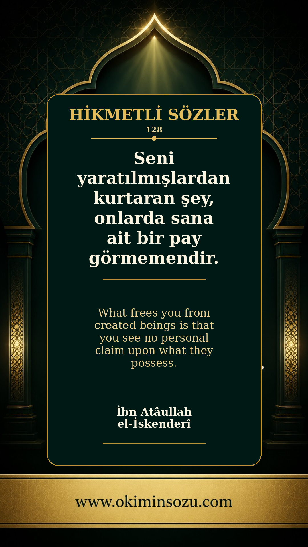 hikmetli soz 0128