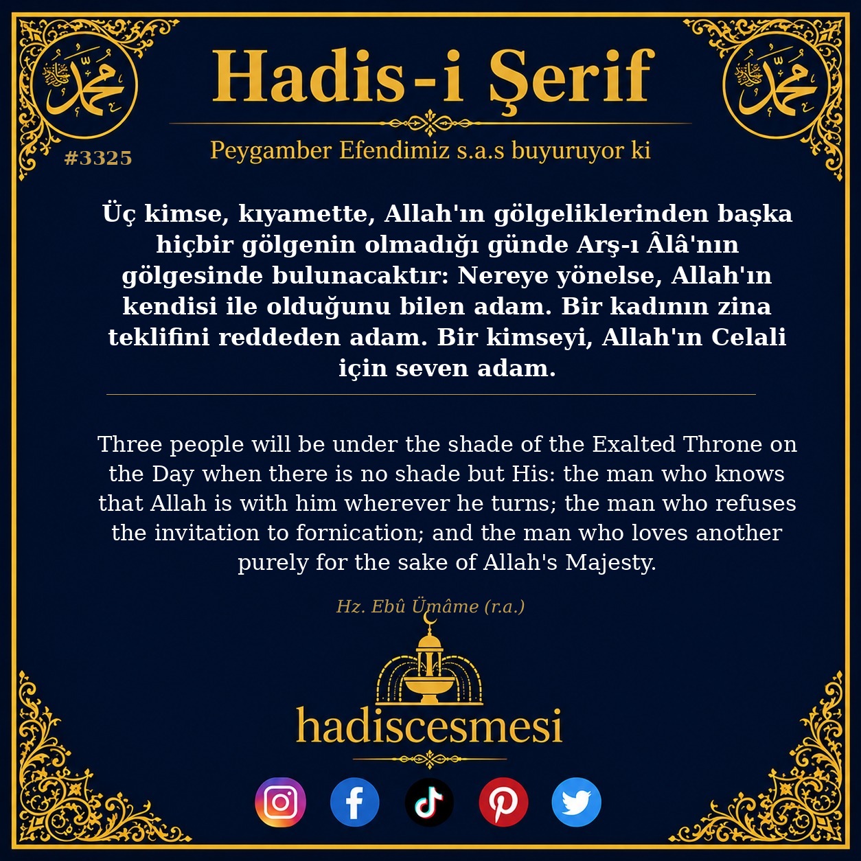 Hadis 3325
