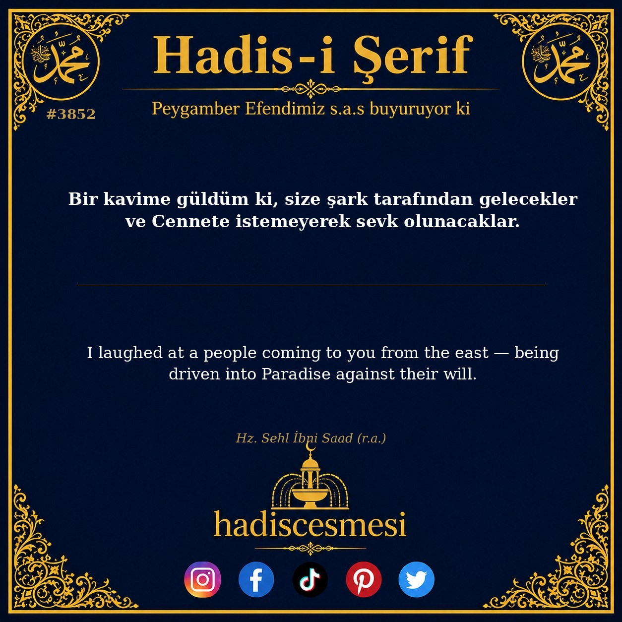Hadis 3852