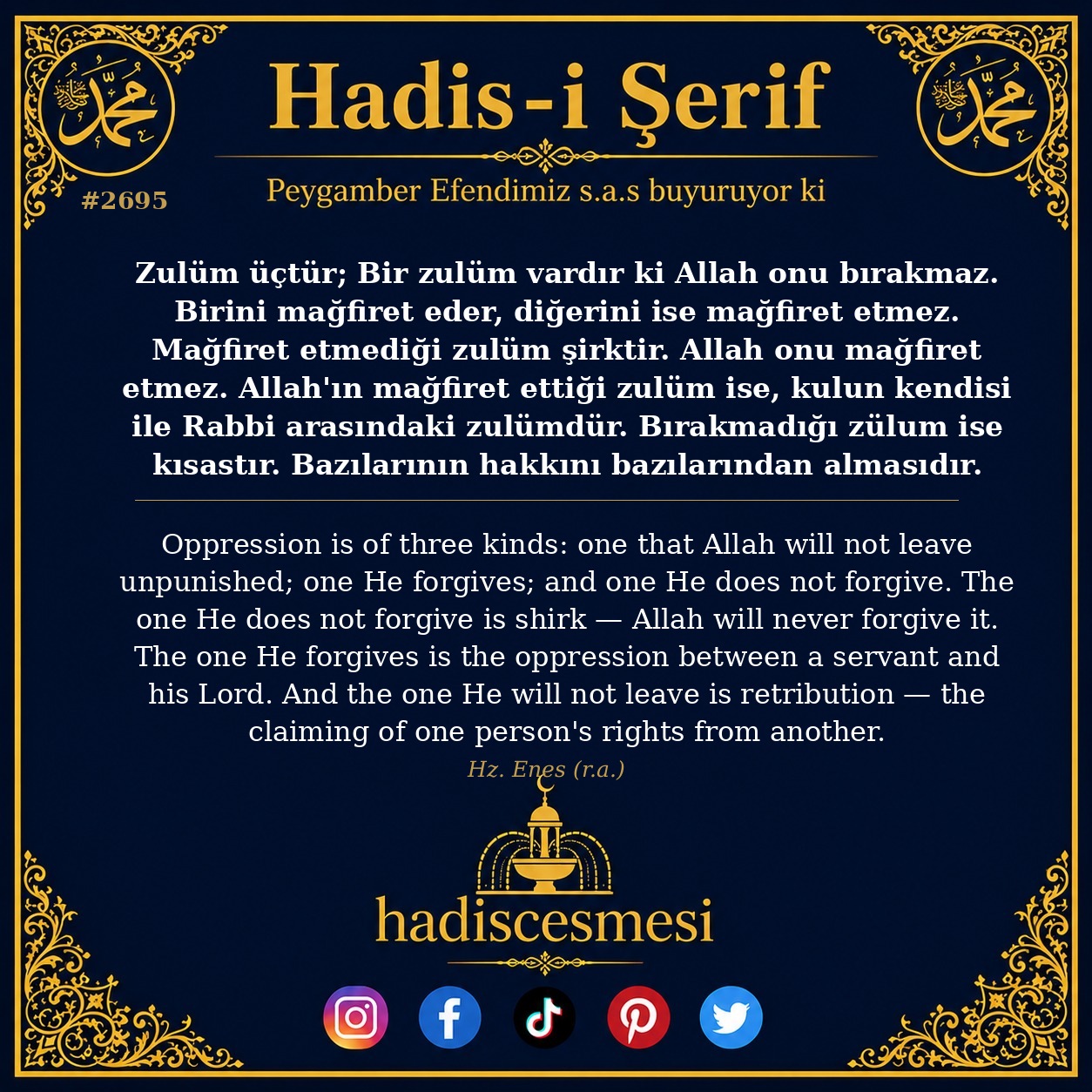 Hadis 2695