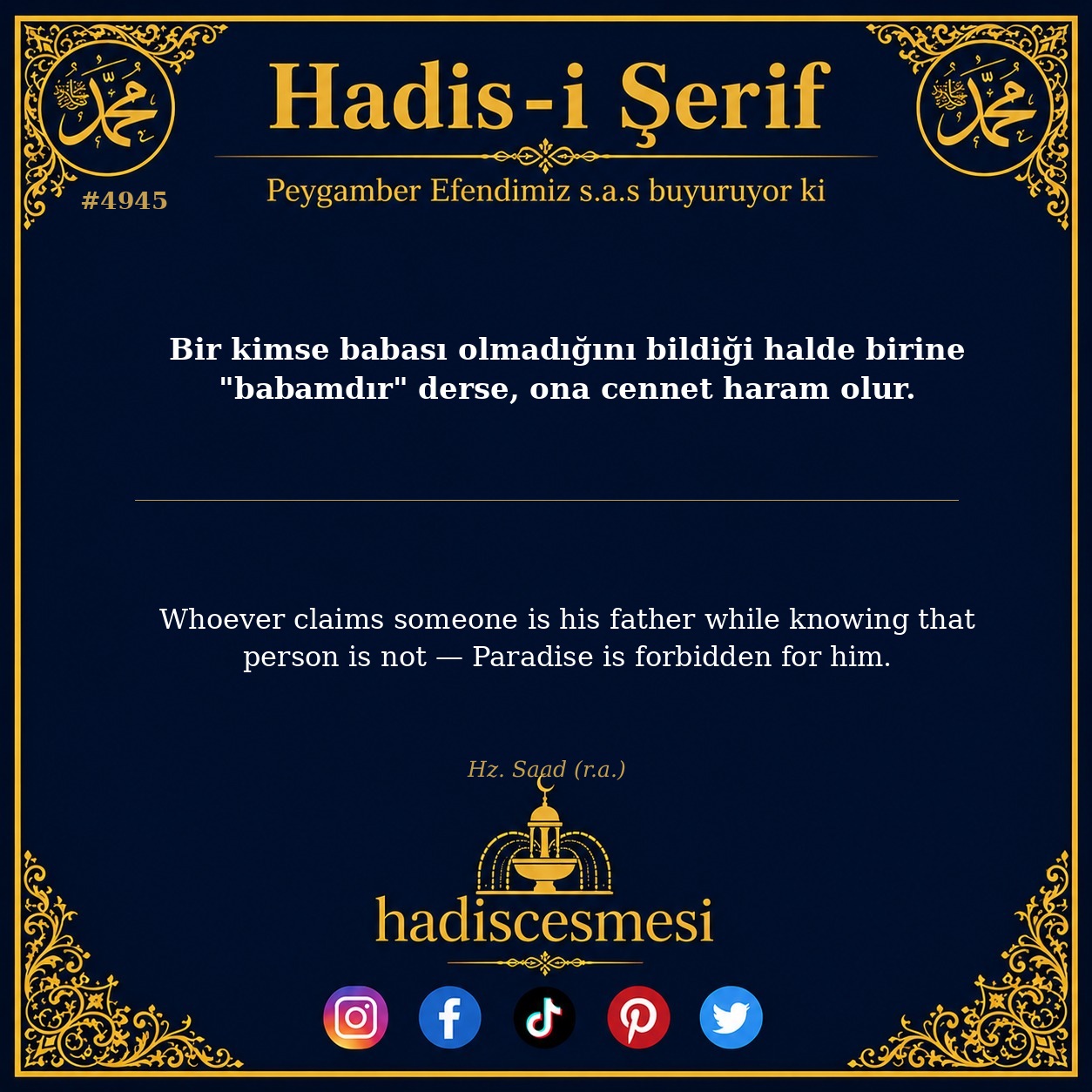 Hadis 4945