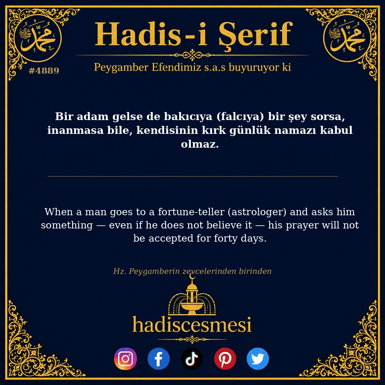 Hadis 4889