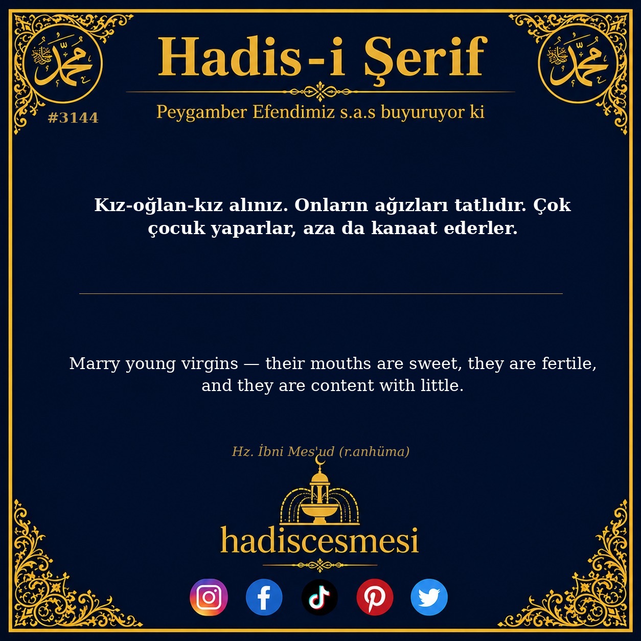 Hadis 3144