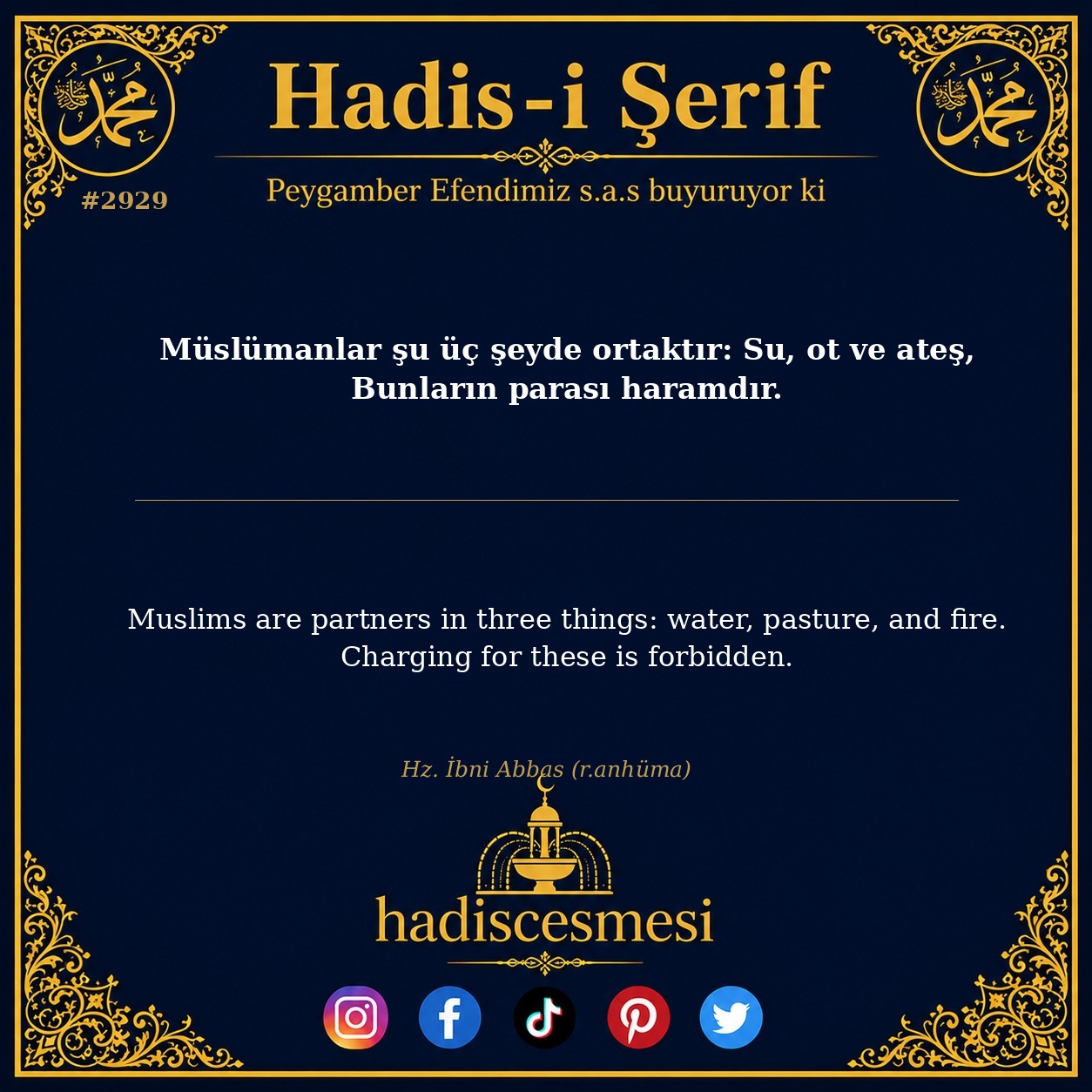 Hadis 2929