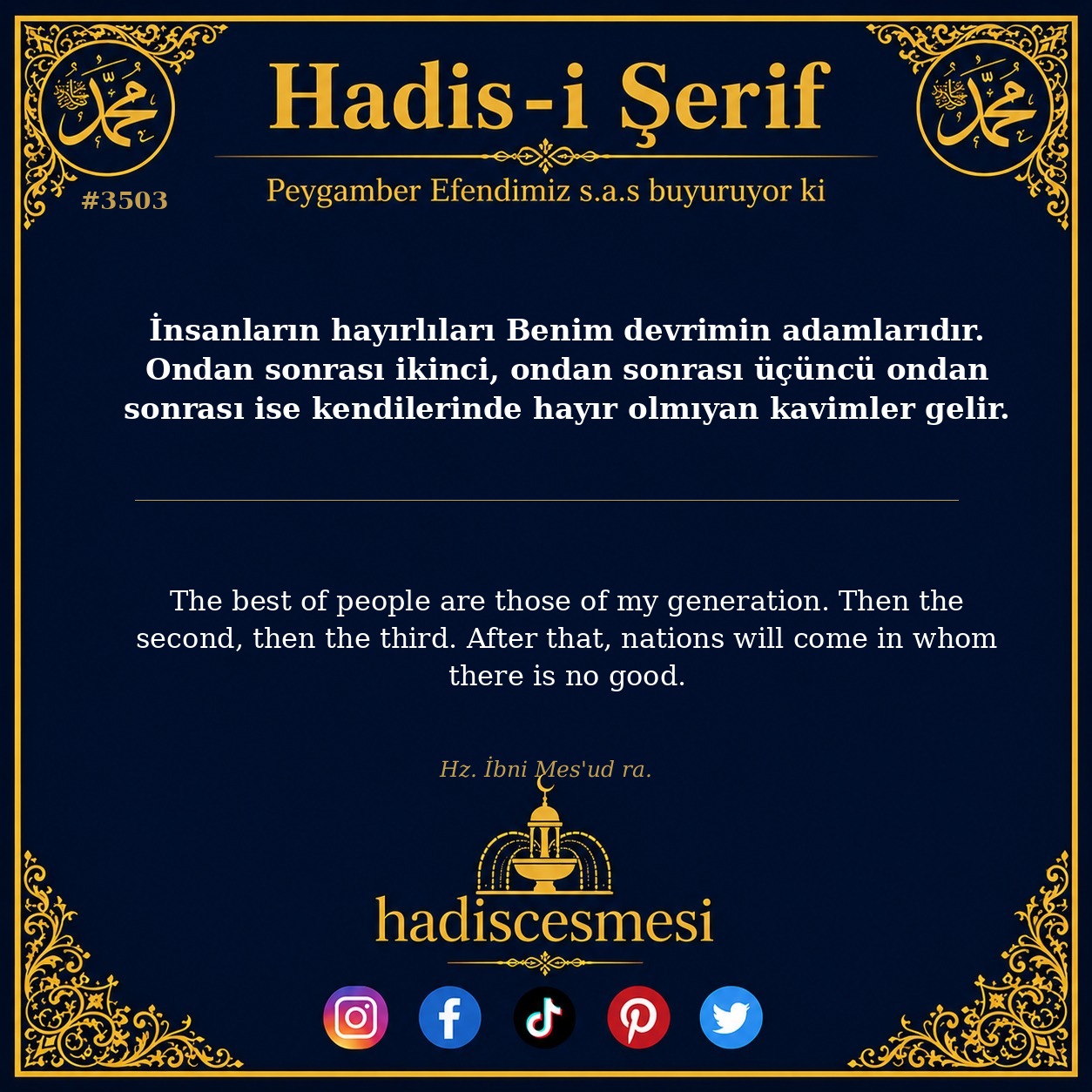 Hadis 3503
