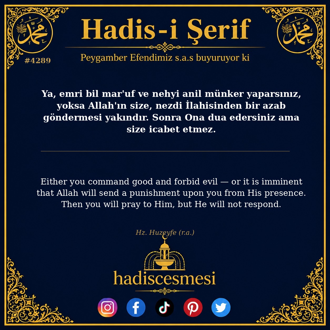 Hadis 4289