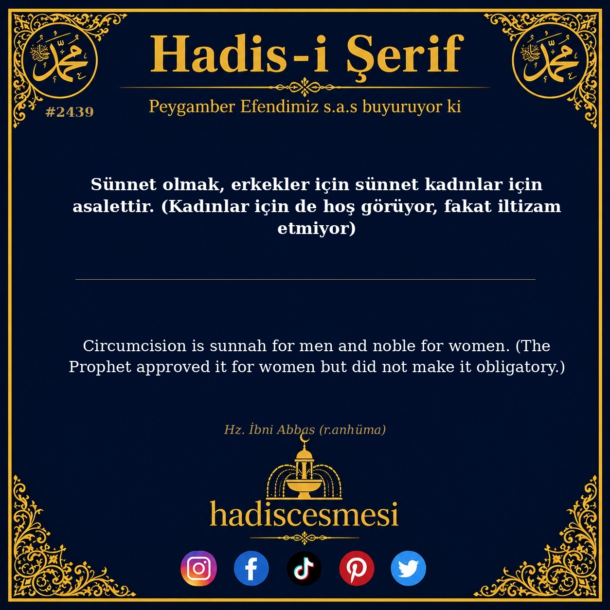 Hadis 2439