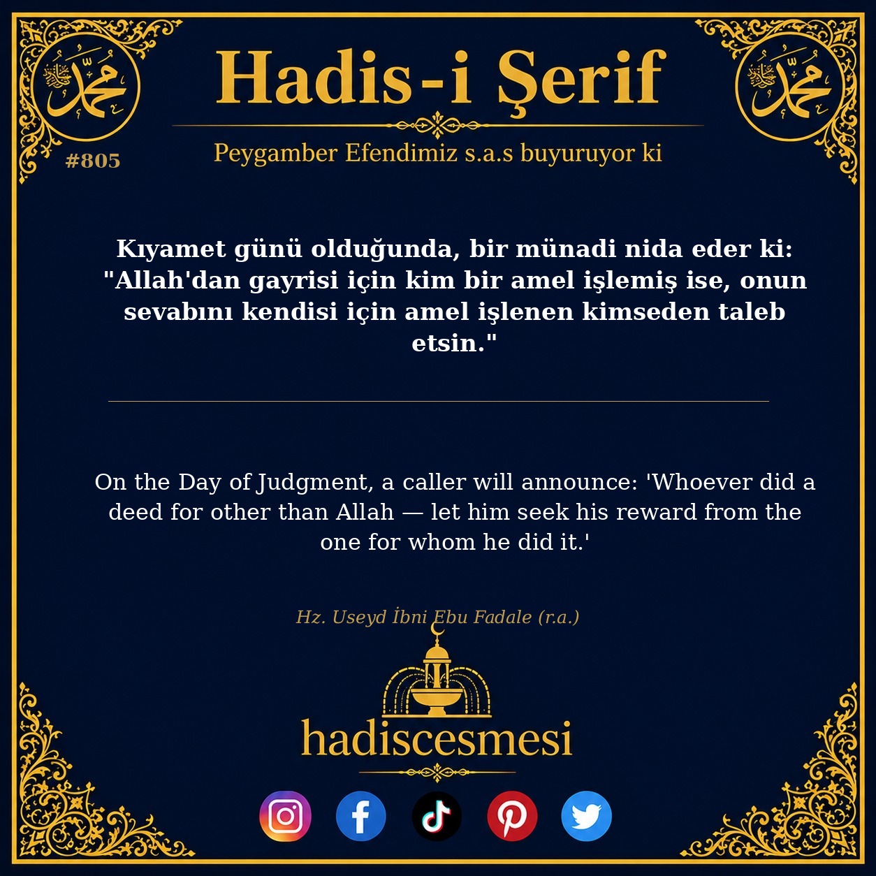 Hadis 0805