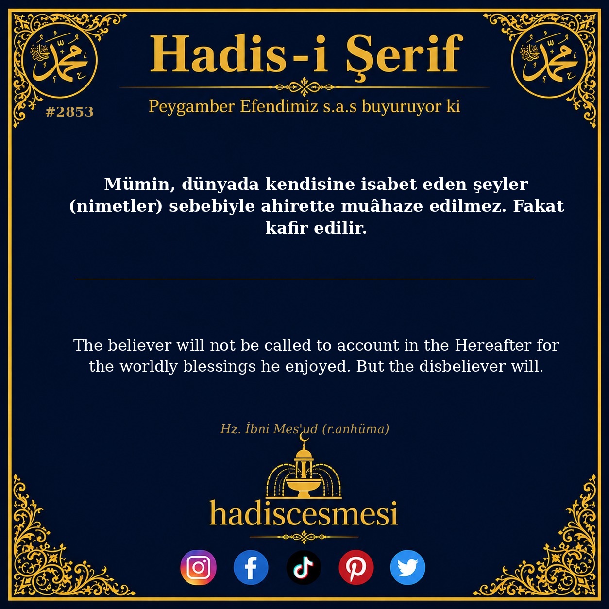Hadis 2853