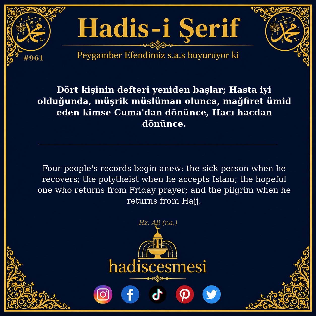Hadis 0961